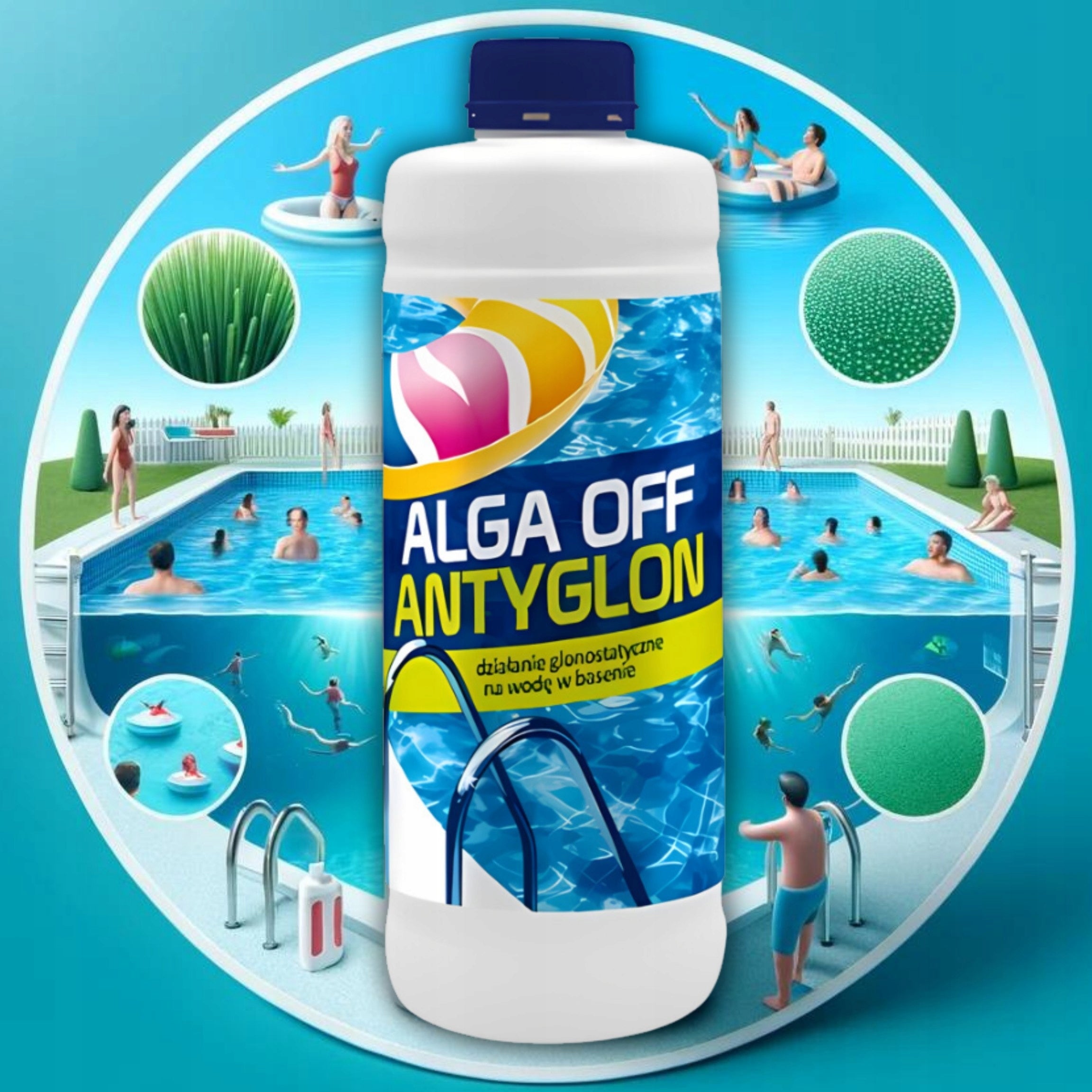 WATER DISINFECTION STARTER KIT 4in1 CHLORINE SHOCK ANTYGLON GAMIX TABLETS Kind chlorine