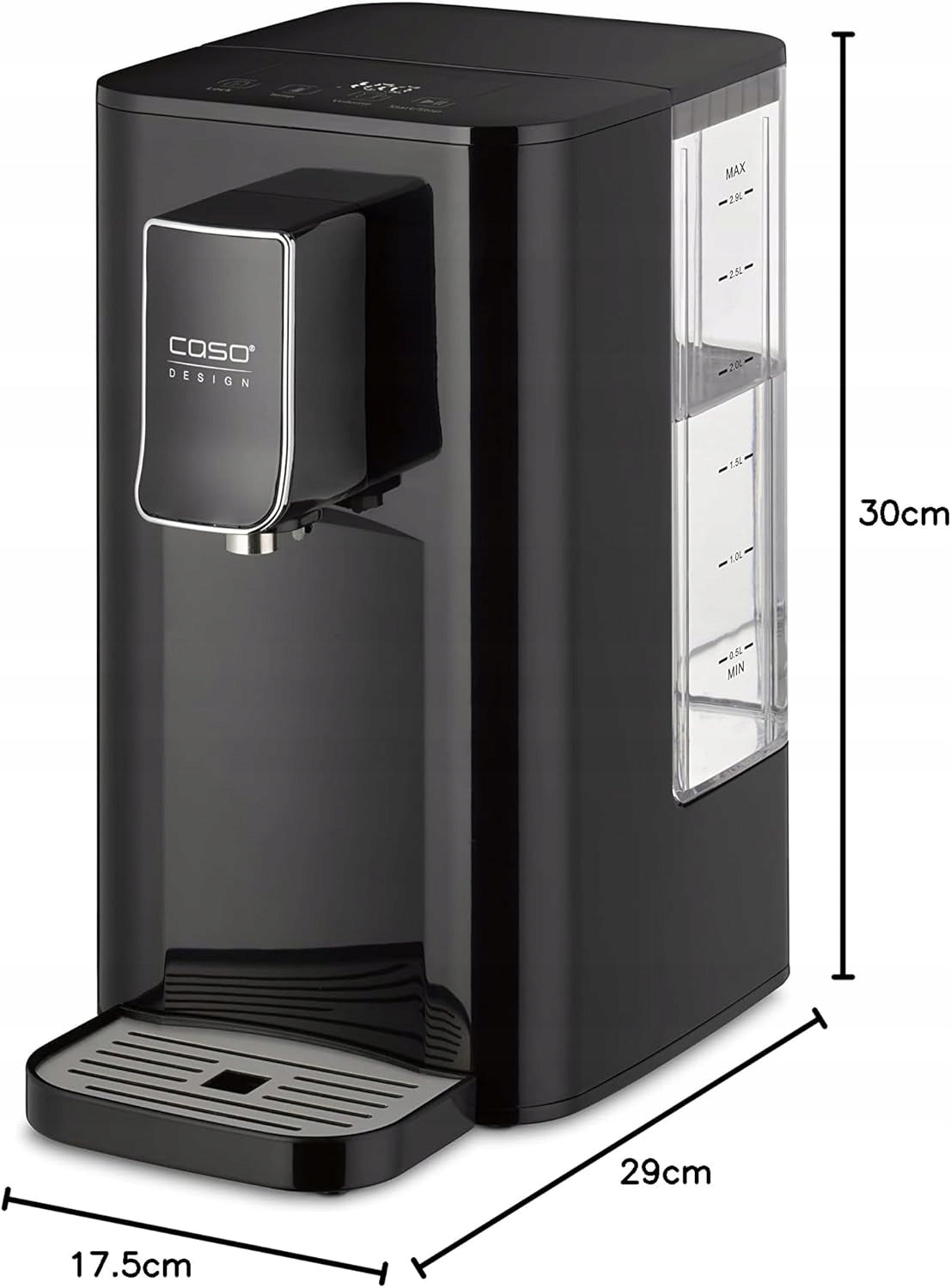 WATER DISPENSER 2,9L 2600W TURBO HEATER 7 TEMPERATURE LEVELS BLACK EAN (GTIN) 8717791777838
