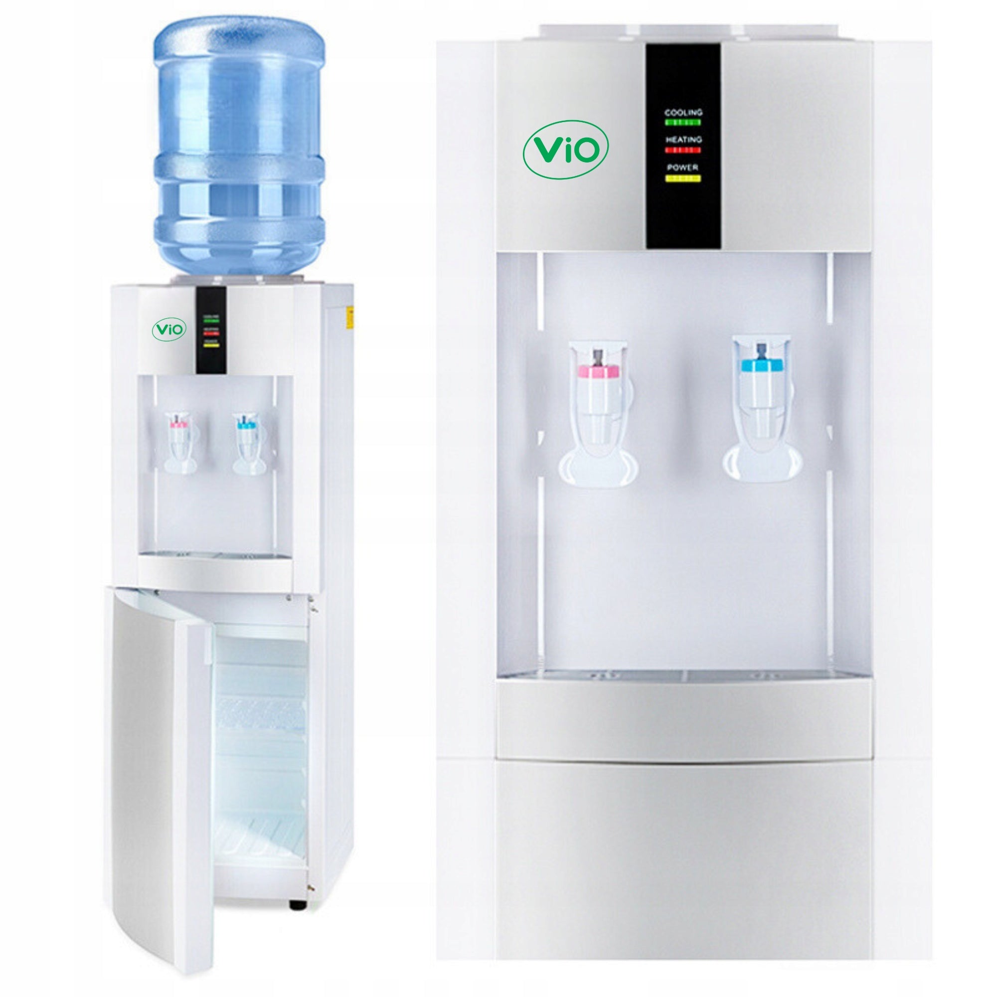 WATER DISPENSER ViO X172-FNC white with CABINET 16 liters - WITHOUT COOLING