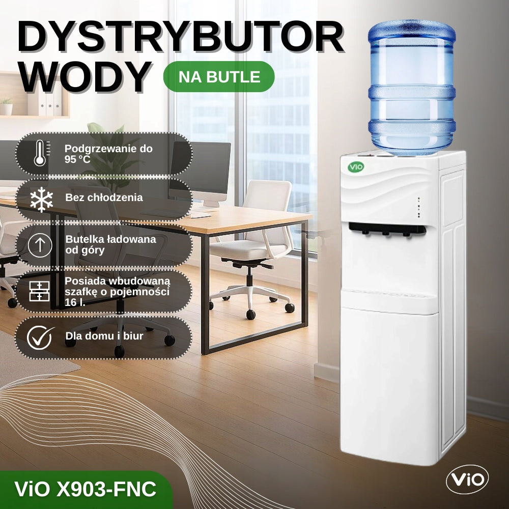 WATER DISPENSER ViO X903-FNC white - with CABINET 16 litres - WITHOUT COOLING Packaging status original