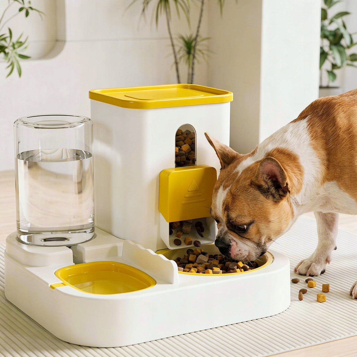 WATER FEEDER AUTOMATIC CAT AND DOG BOWL DISPENSER AND DRINKER Manufacturer code Zillo P-3300 Żółty