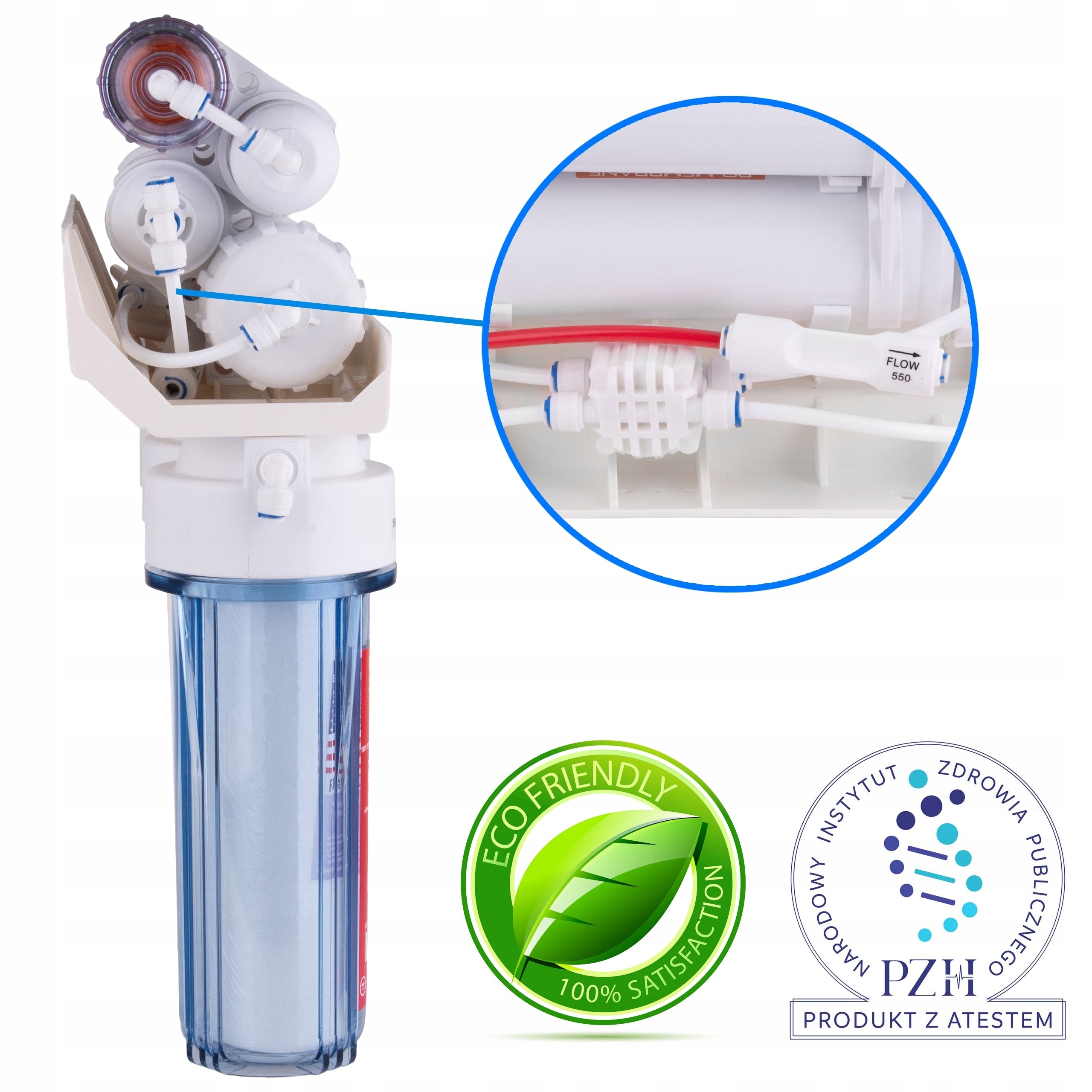 WATER FILTER RO7 REVERSE OSMOSIS IONIZER Manufacturer code RO7 100GPD ZAPAS