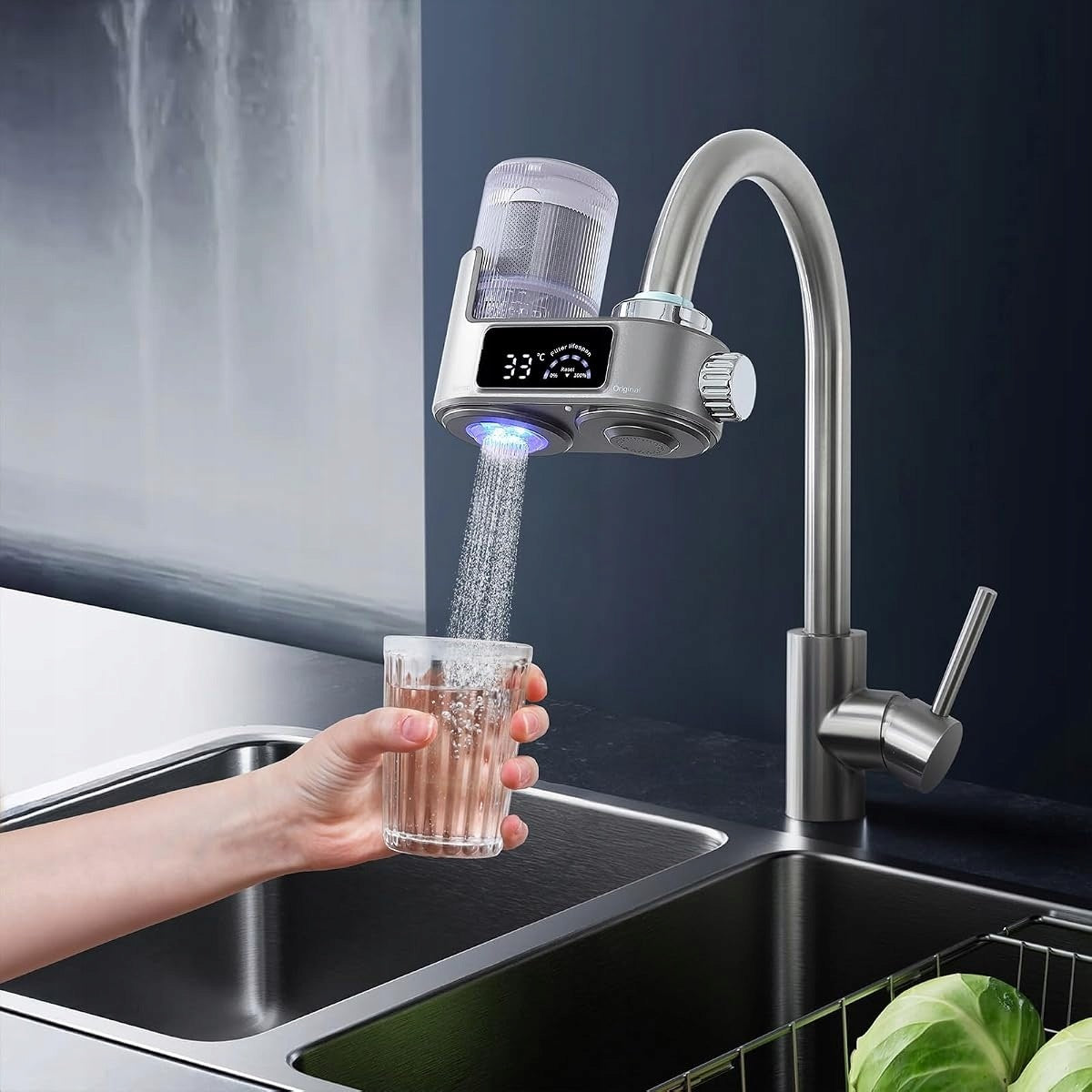 WATER FILTRATION SYSTEM ELECTRONIC WATER PURIFIER IN TAP WATER FILTER Manufacturer code BEDEE