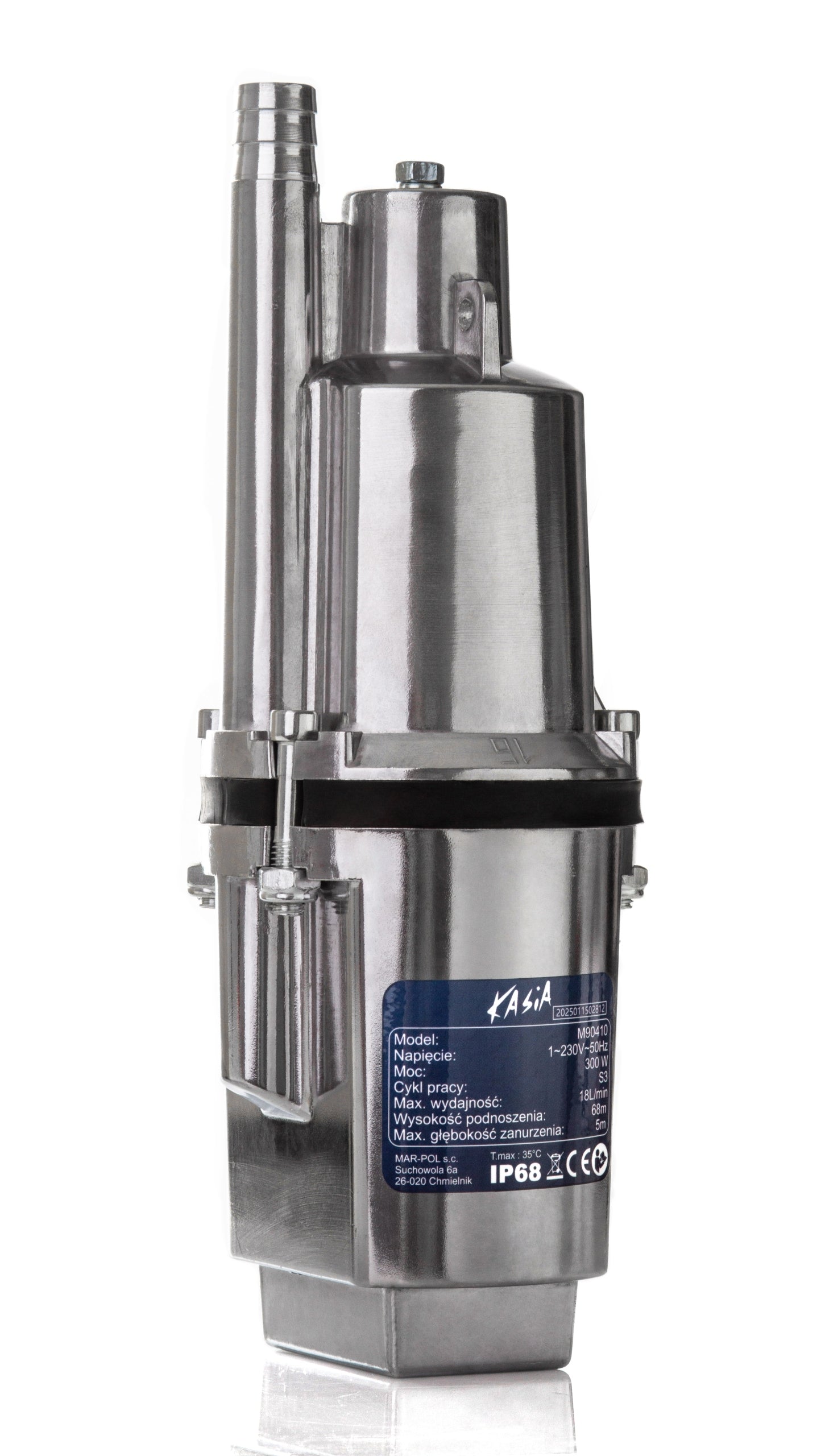 WATER PUMP KASIA deep-sea MEMBRANE PRESSURE WATERING 7 bar Russian Maximum pump output 1080 l/h