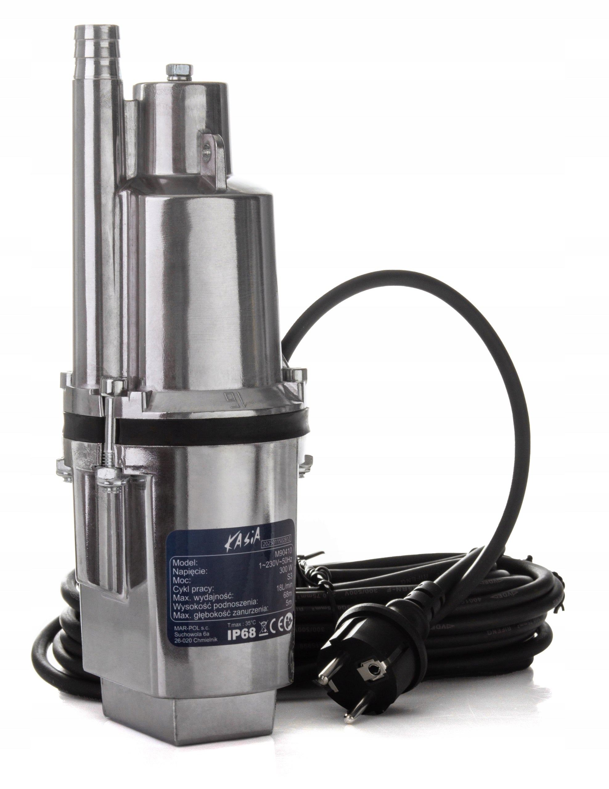WATER PUMP KASIA deep-sea MEMBRANE PRESSURE WATERING 7 bar Russian Packaging status original