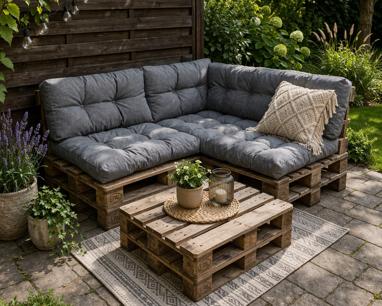 WATER RESISTANT GARDEN PILLOW 140x60x50 FOR SWING, BENCH, PALLETS, FURNITURE Manufacturer no brand
