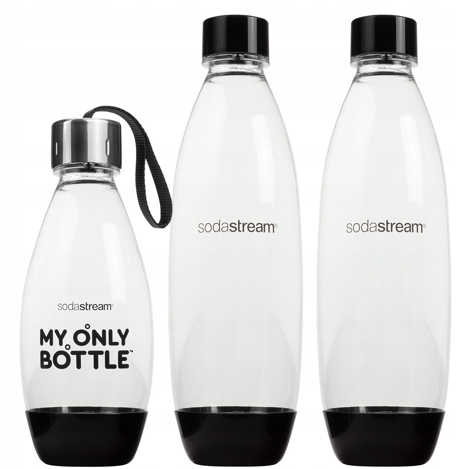 WATER SATURATOR SODASTREAM TERRA BLACK 3 BOTTLES + 3 SYRUPS + CYLINDER Brand SodaStream