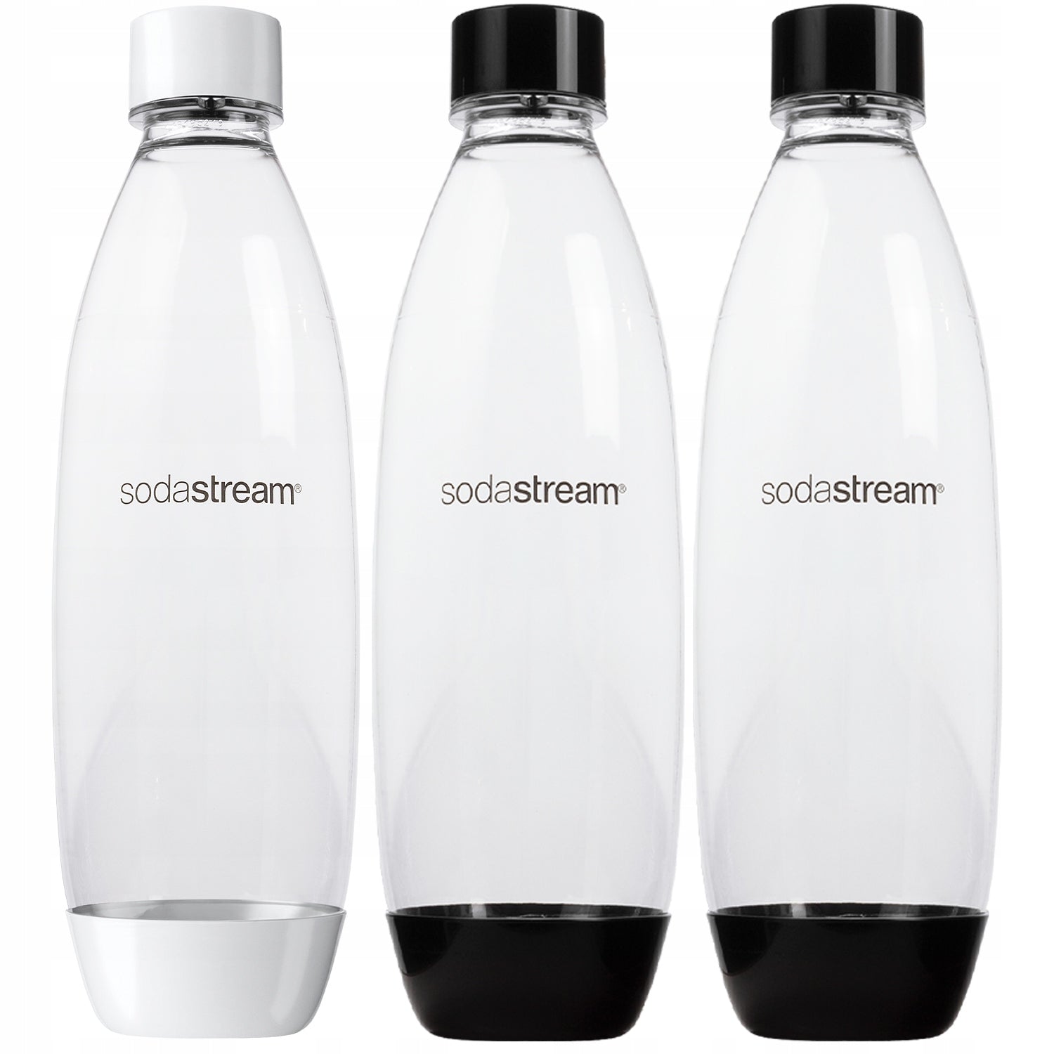 WATER SATURATOR SODASTREAM TERRA WHITE 3 BOTTLES + CYLINDER + 6 DRINKS Dominant color white