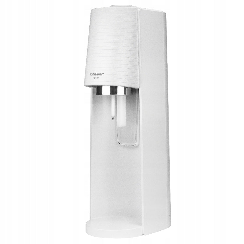 WATER SATURATOR SODASTREAM TERRA WHITE 3 BOTTLES + CYLINDER + 6 DRINKS Manufacturer code Saturator terra 3 butelki + saszetki