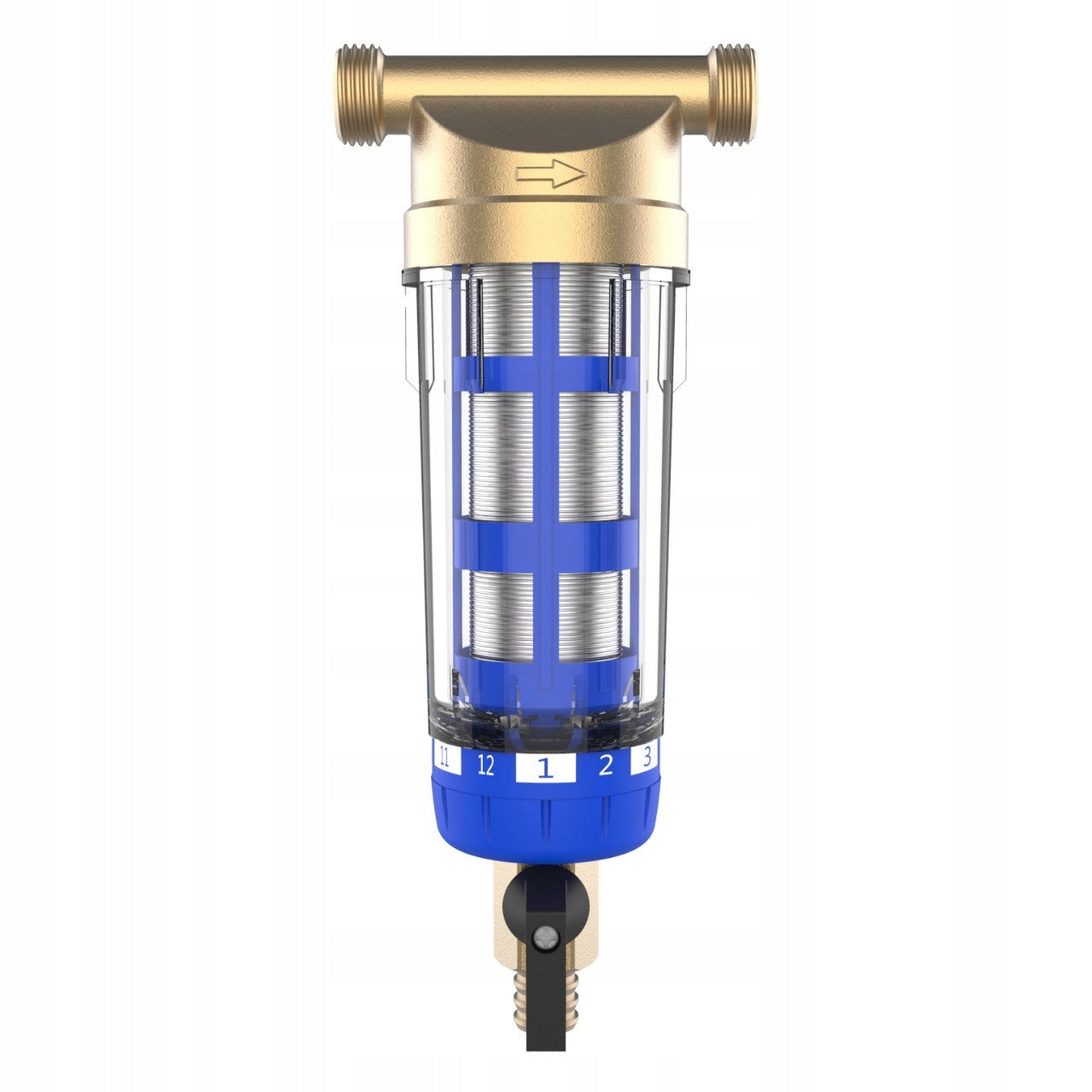 WATER SETTLEMENT FILTER COMPLETE SELF-CLEANING 3/4"/ 1/2"