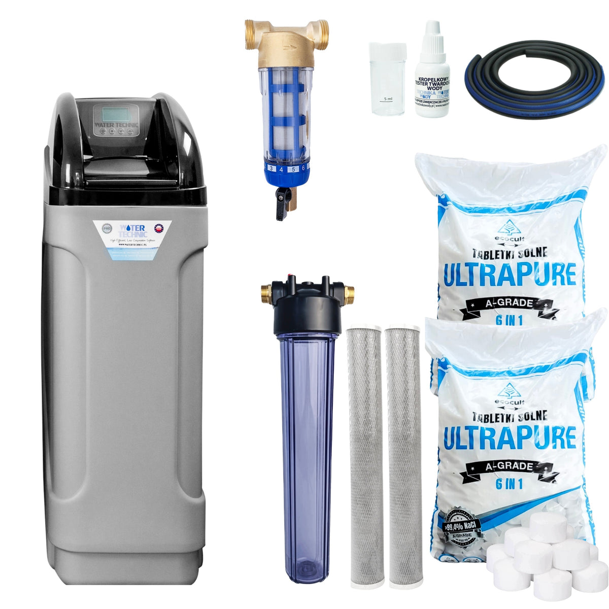 WATER SOFTENER WATER TECHNIC 20 SUPER PACK UP-FLOW MONO TREATMENT STATION