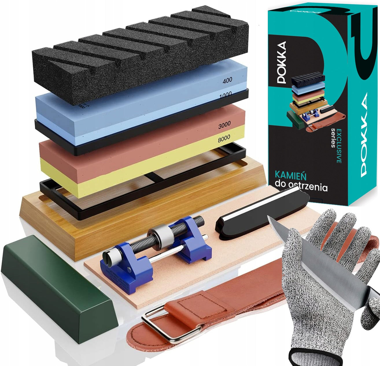WATER STONE WHETSTONE SHARPENER FOR KITCHEN KNIVES SHARPENING STONES FULL