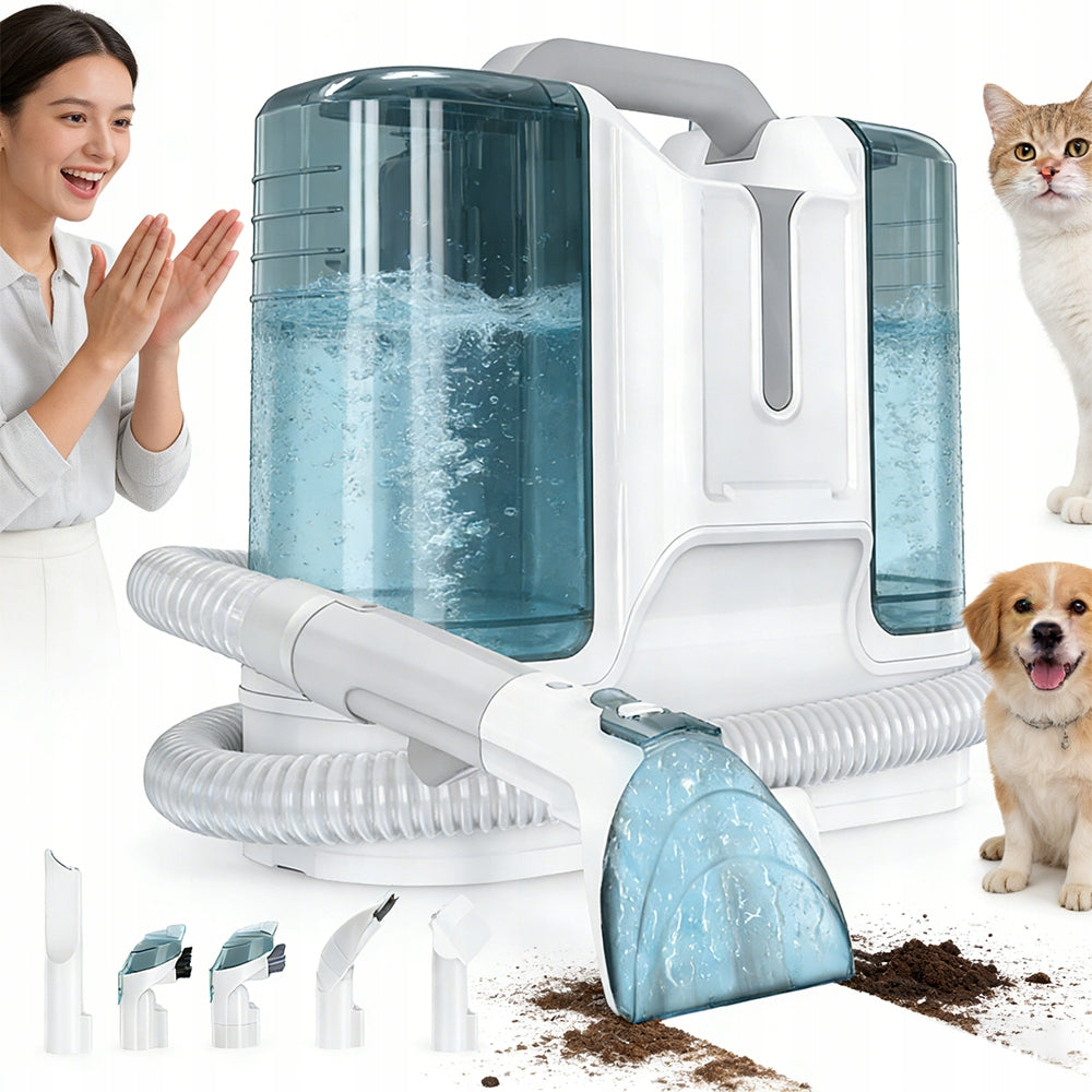 WATER VACUUM CLEANER DOUBLE TANK 1800ML 600ML 6 TIPS FOR COUCHES