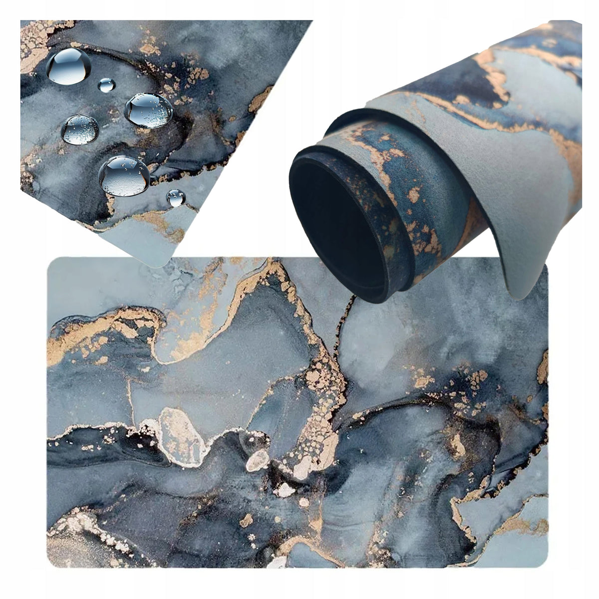 WATERPROOF BATHROOM RUG NON-SLIP QUICK-DRYING SOFT ABSORBENT