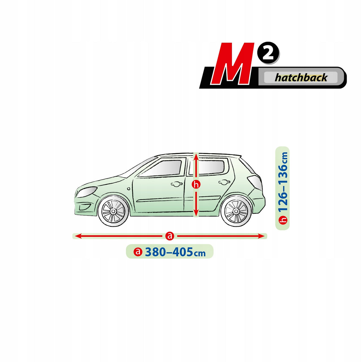 WATERPROOF COVER for Peugeot 206, 208 Packaging status original