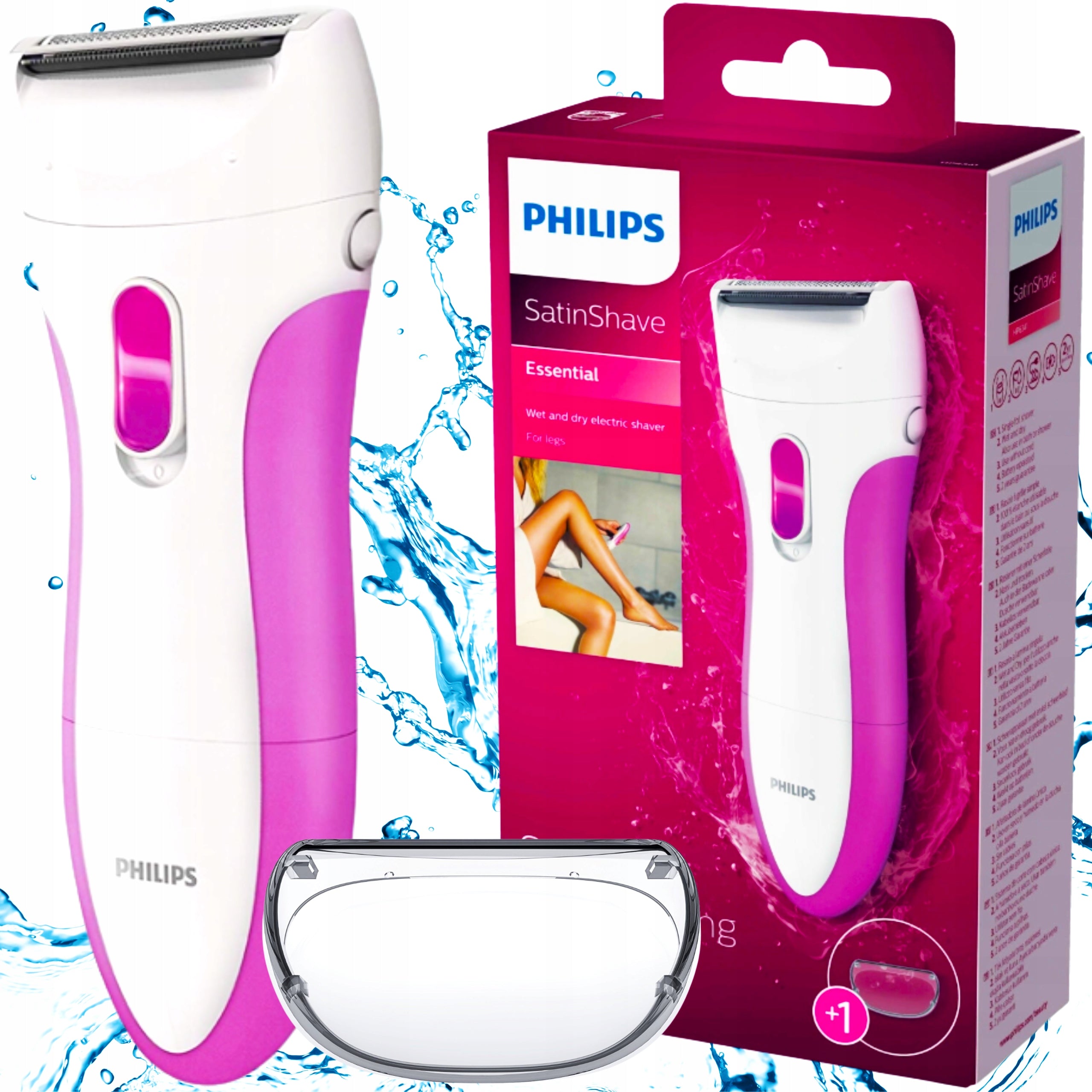 WATERPROOF EPILATOR SHAVER PHILIPS FOR BODY CORDLESS WOMEN'S RAZOR