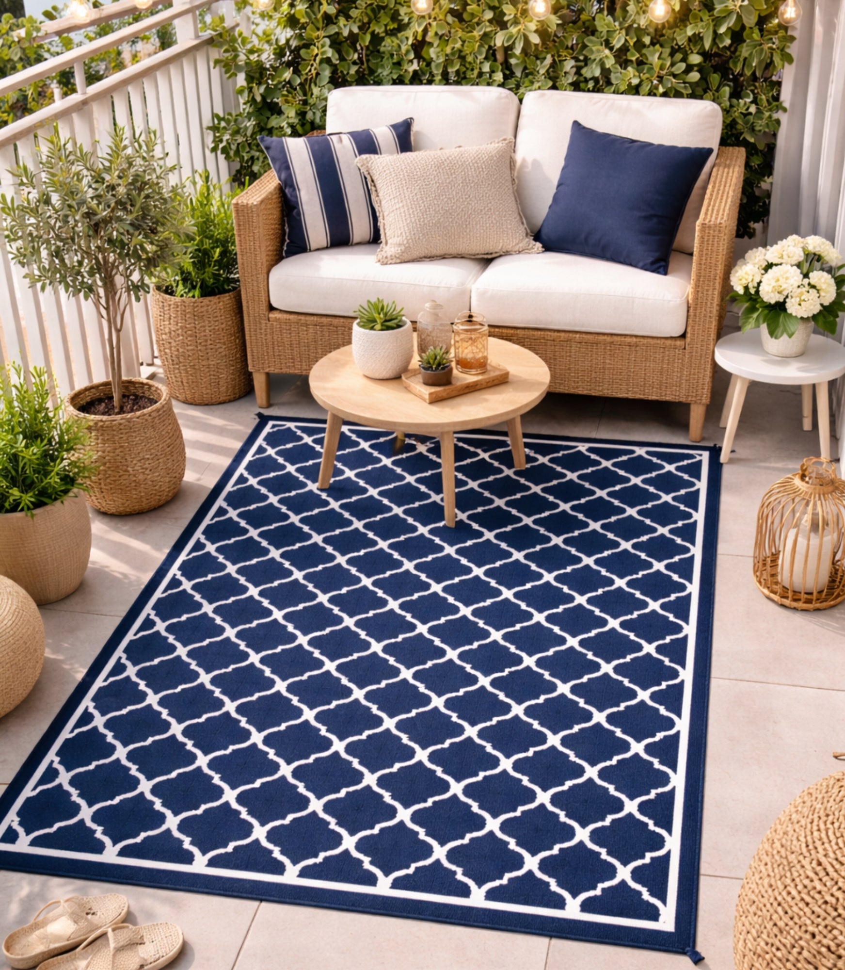 WATERPROOF OUTDOOR CARPET 120x180 TERRACE BALCONY DOUBLE SIDED TERRACE Manufacturer code DYWAN17