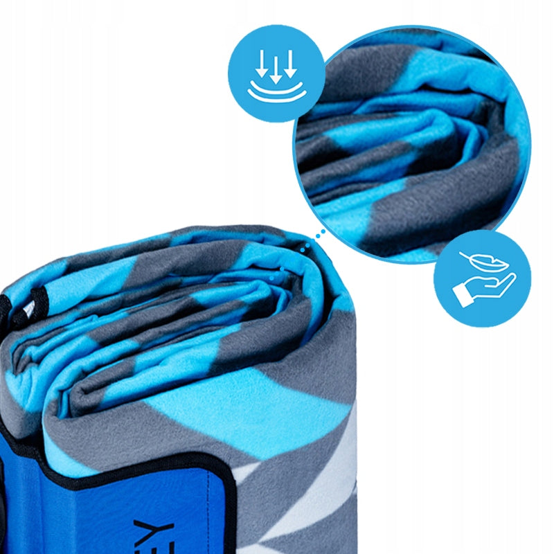 WATERPROOF PICNIC BLANKET, BEACH MAT WITH SANDY INSULATION 1C 2x2 Brand Rippey
