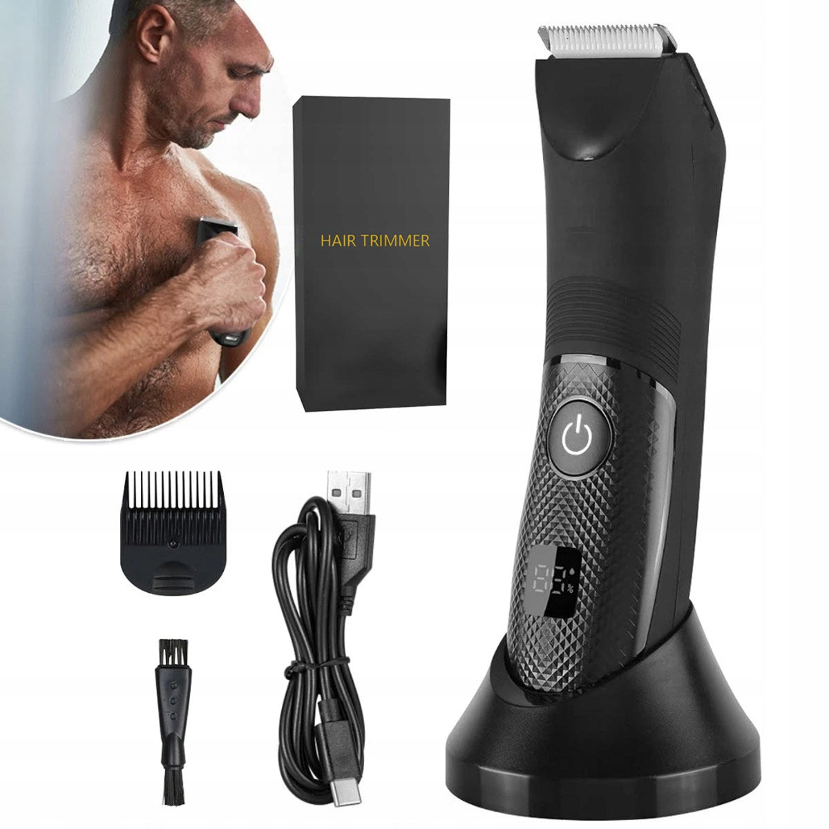 WATERPROOF SHAVER BODY INTIMATE PLACES