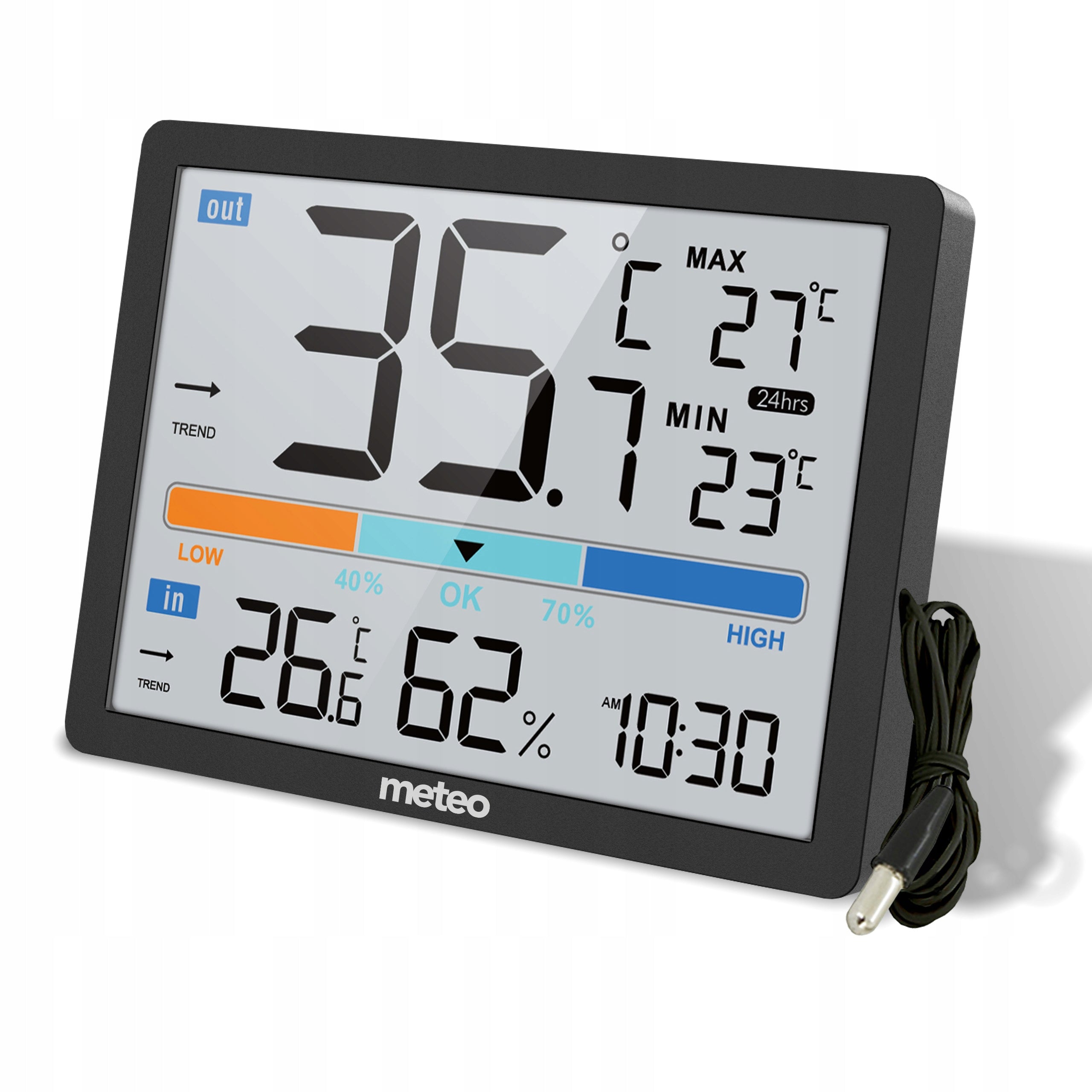 WEATHER STATION DIGITAL THERMOMETER METEO SP109C