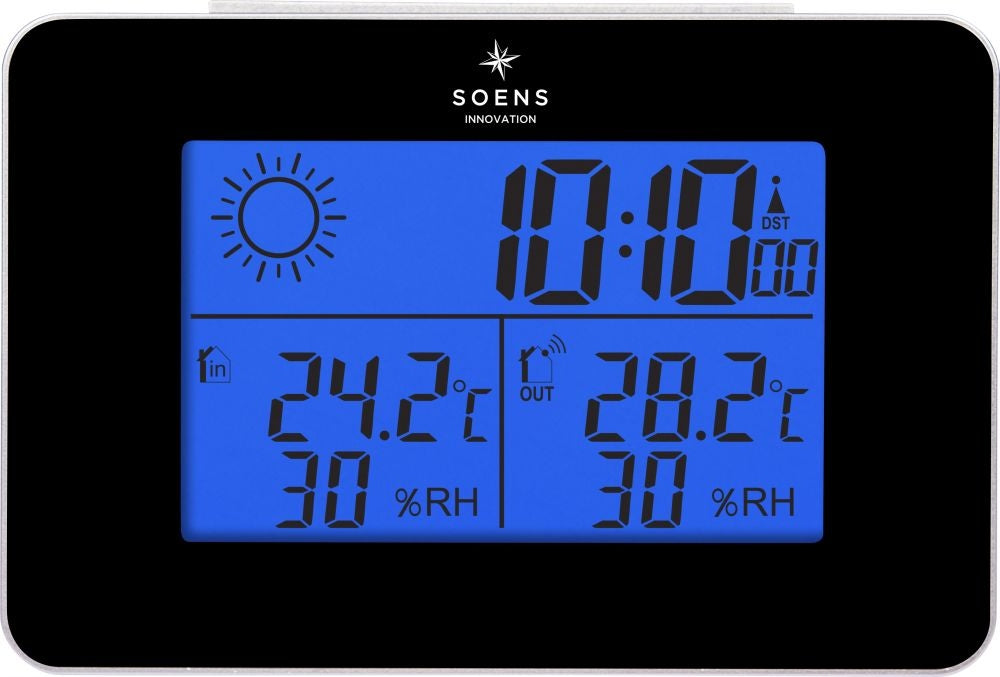 WEATHER STATION HYGROMETER CLOCK RCC 170605 THERMOMETER Brand 2measure