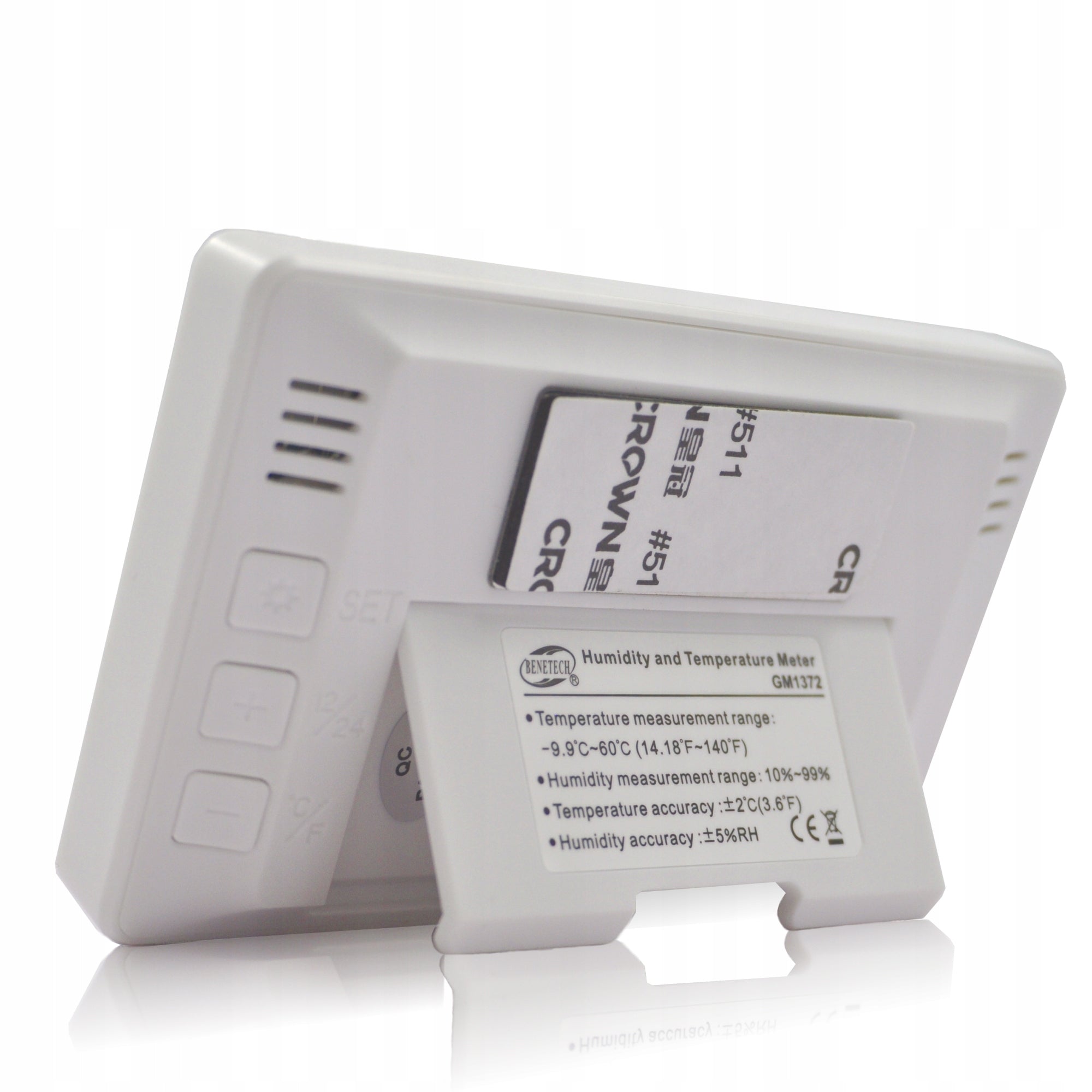 WEATHER STATION HYTHEROGRAPH HYGROMETER THERMOMETER WIRELESS HUMIDITY Manufacturer code GM1372