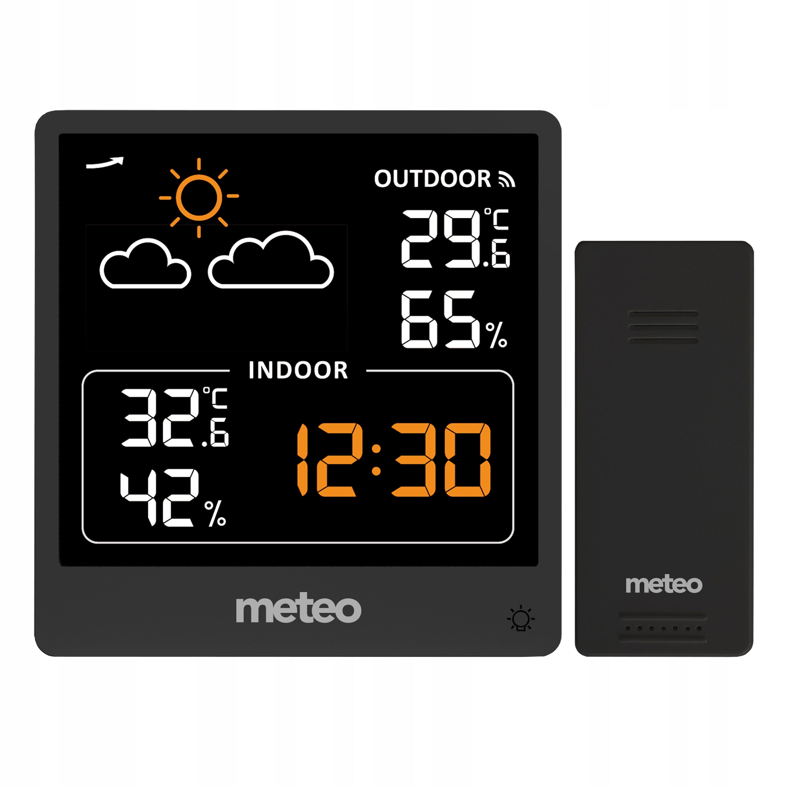 WEATHER STATION METEO SP200 WITH WEATHER SCREEN LCD WIRELESS SENSOR Packaging status original