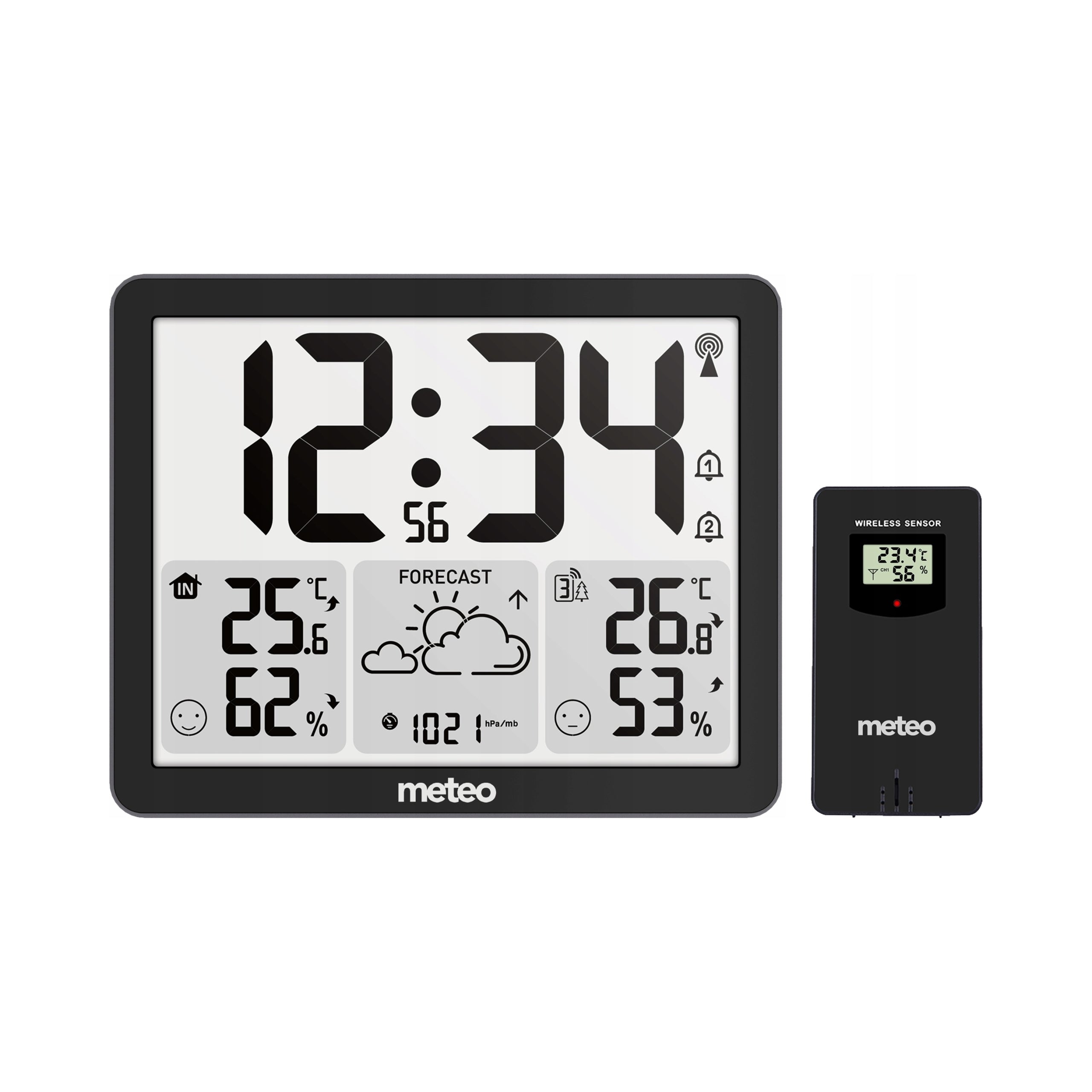 WEATHER STATION METEO SP201 WITH WEATHER SCREEN LCD WIRELESS SENSOR