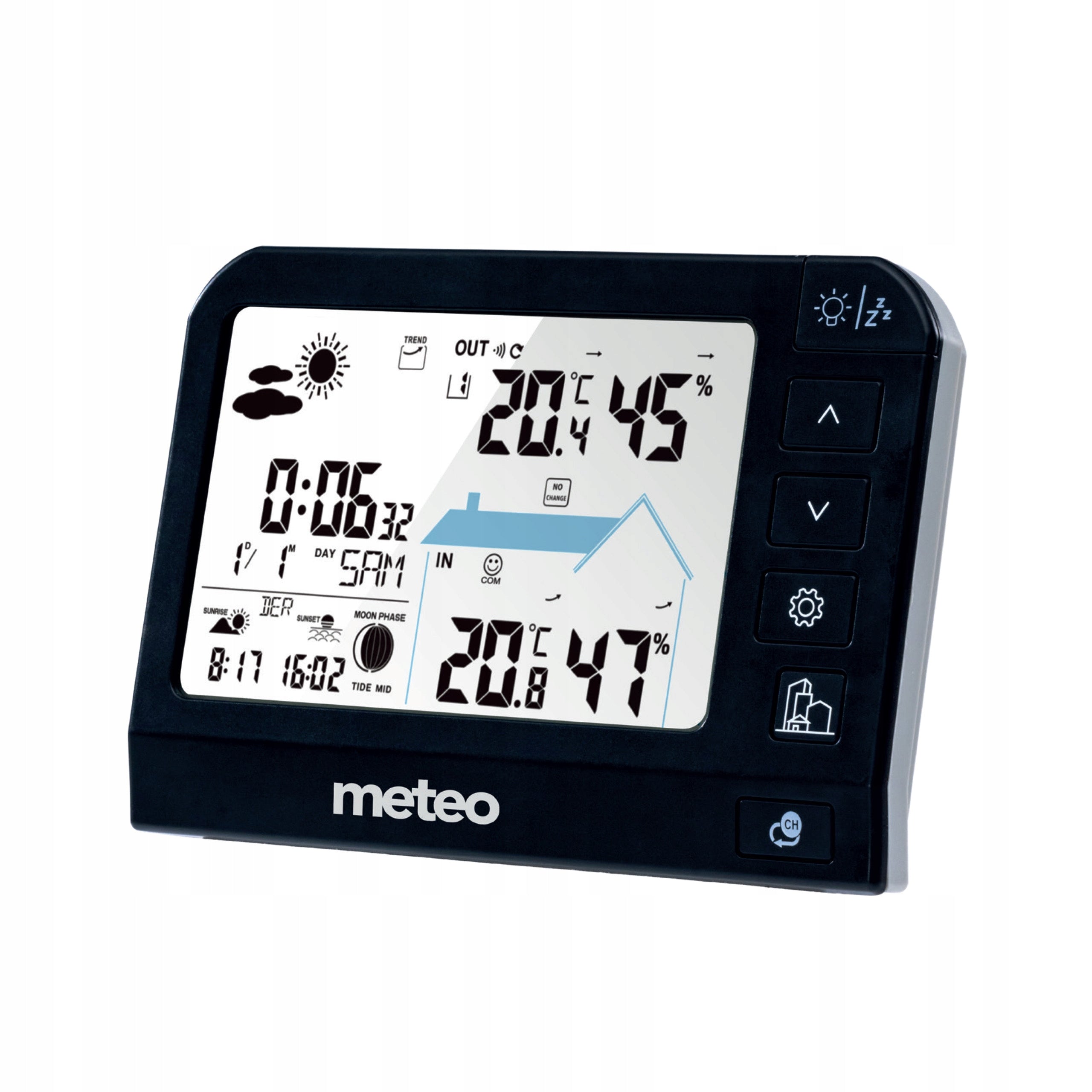 WEATHER STATION METEO SP204 WEATHER HYGROMETER EXTERNAL SENSOR DCF EAN (GTIN) 5907265029560