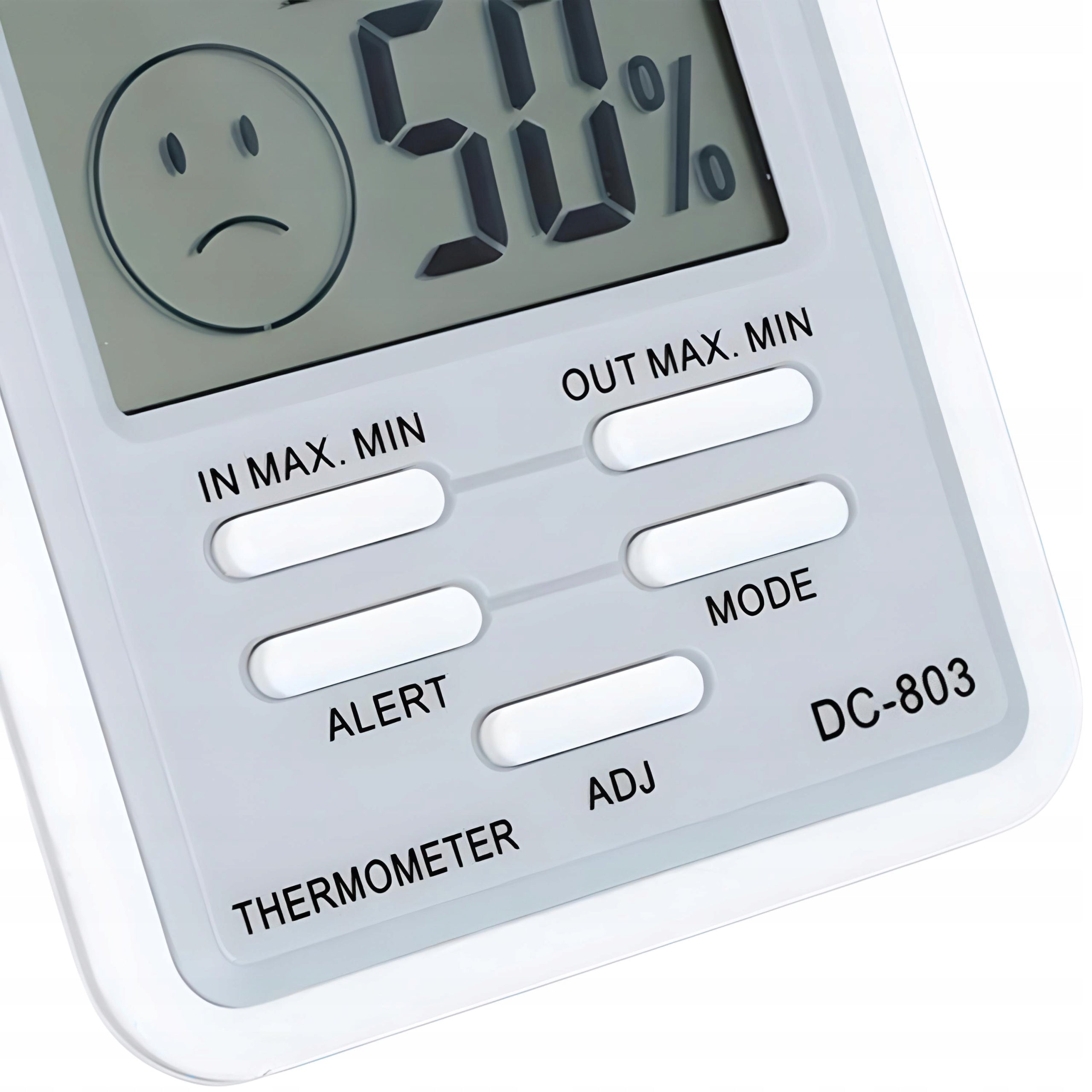 WEATHER STATION THERMOMETER HYGROMETER WITH PROBE CLOCK EXTERNAL TIME LCD Manufacturer code cyfrowy termometr pokojowy E709