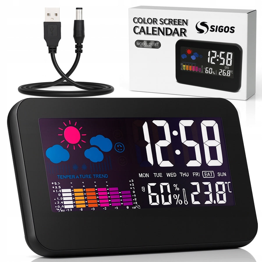 WEATHER STATION WIRELESS DIGITAL HYGROMETER BAROMETER