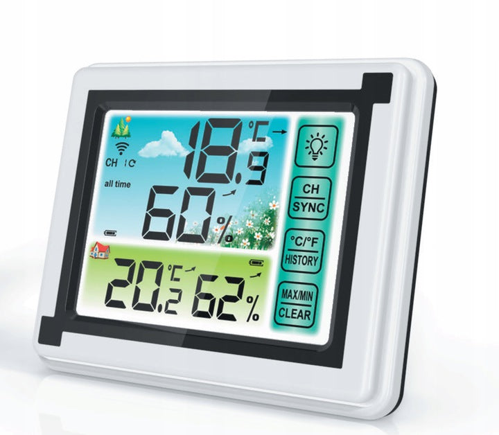 WEATHER STATION WIRELESS THERMOMETER HYGROMETER LCD MAGNET PREMIUM EAN (GTIN) 5903919674506