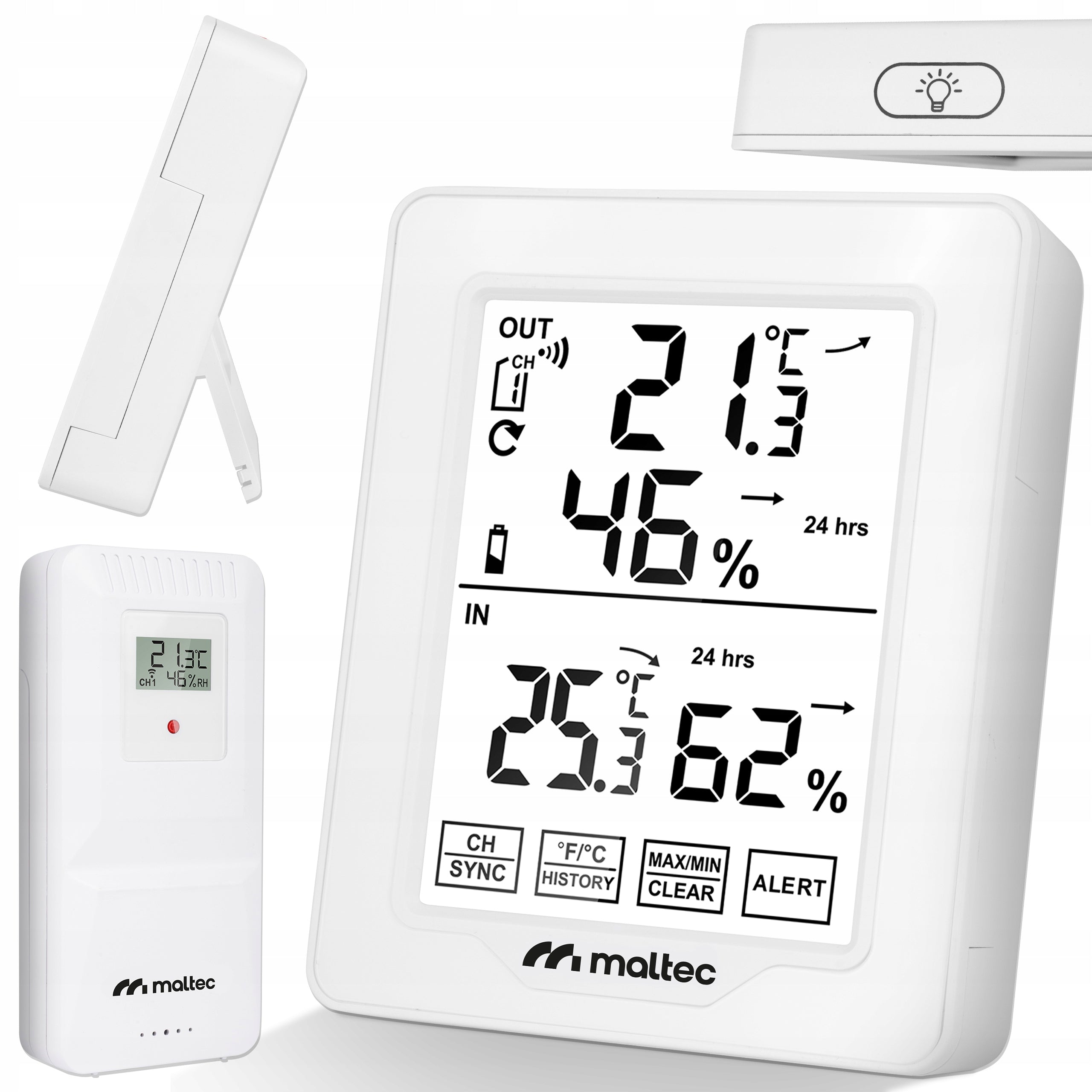 WEATHER STATION WIRELESS THERMOMETER HYGROMETER OUTDOOR WEATHER SENSOR
