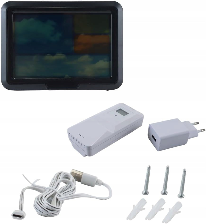 WEATHER STATION WIRELESS WIFI TUYA HYGROMETER THERMOMETER OUTDOOR SENSOR. Brand no brand