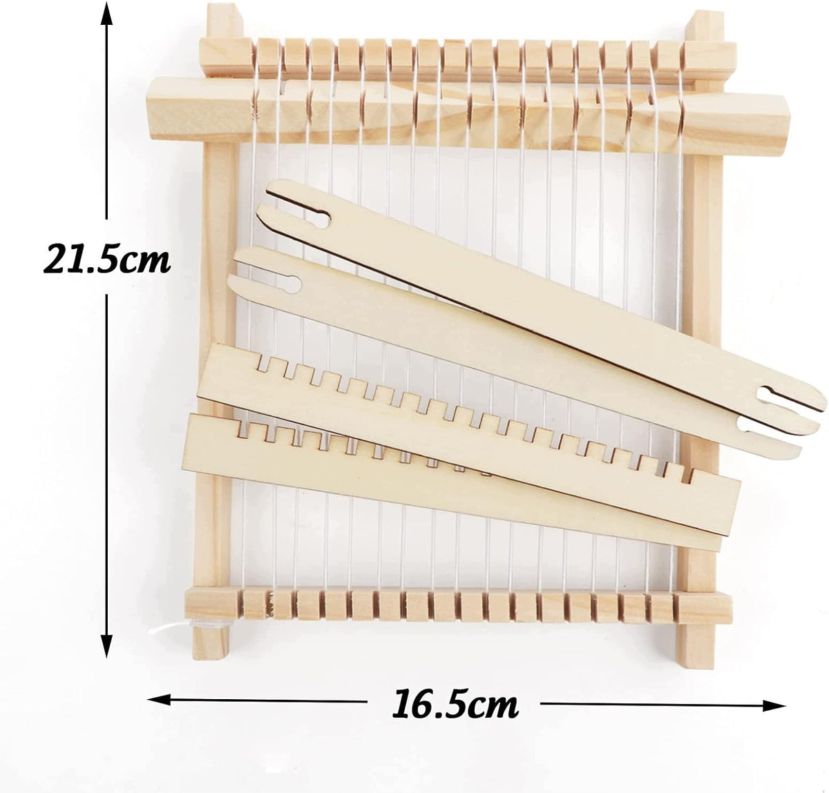 WEAVING FRAME FOR LEARNING TO SEW CHILDREN DIY GIFT LOOM KNITTING+4 YARNS Packaging status original