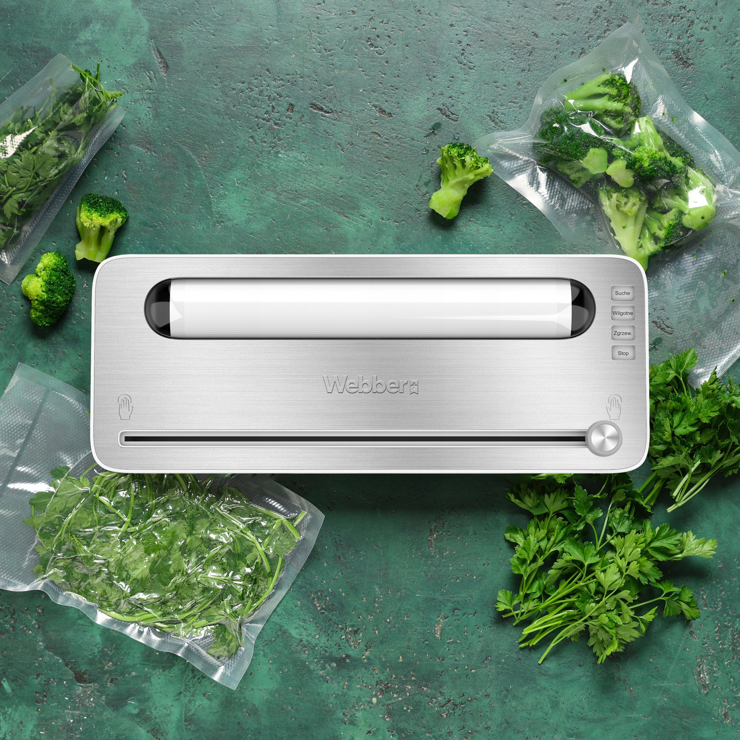 WEBBER V104B FILM VACUUM SEALER Dominant color silver/gray