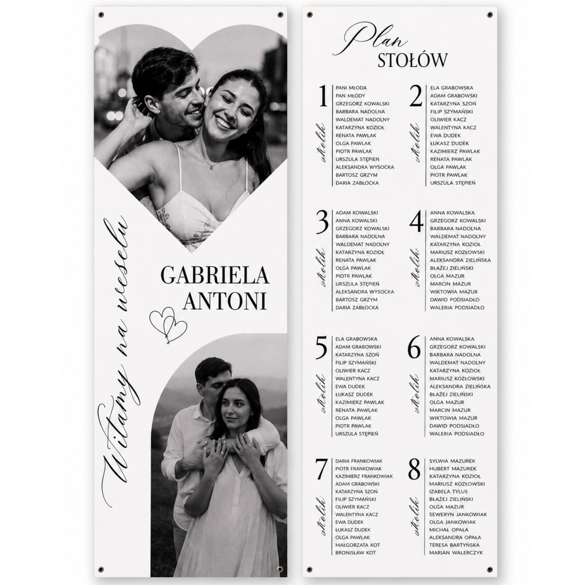 WEDDING TABLE PLAN FOR WEDDING LARGE PHOTO BANNER WELCOME BOARD BACKGROUND