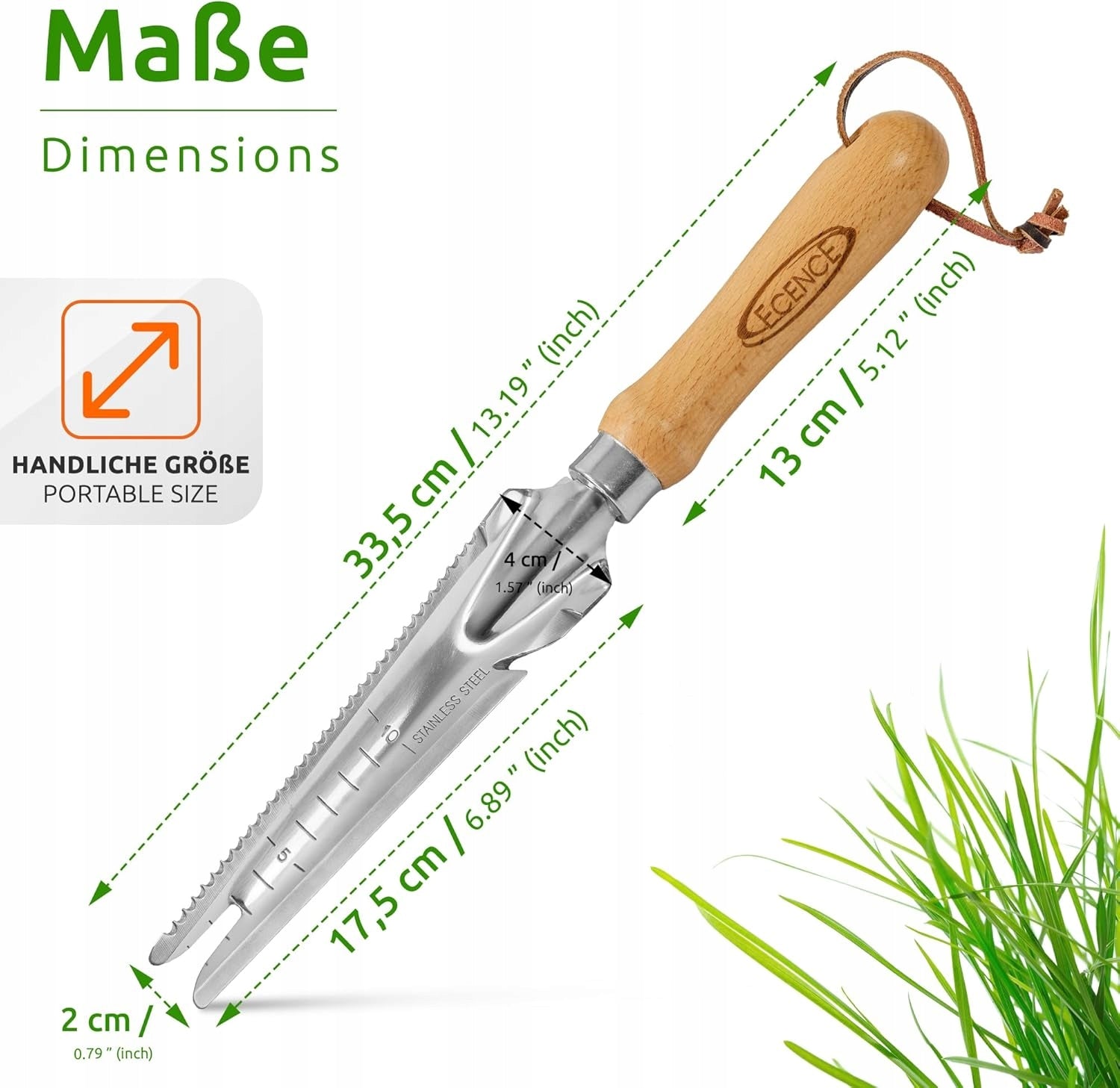WEED CUTTER 31X4X33CM MANUAL WEEDER DIGGING WEEDING LOOSENING Brand no brand