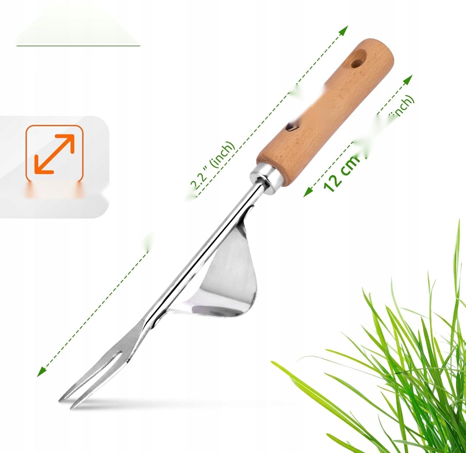 WEED CUTTER HANDHELD GARDEN BURNER SANDED WOOD STEEL Brand no brand