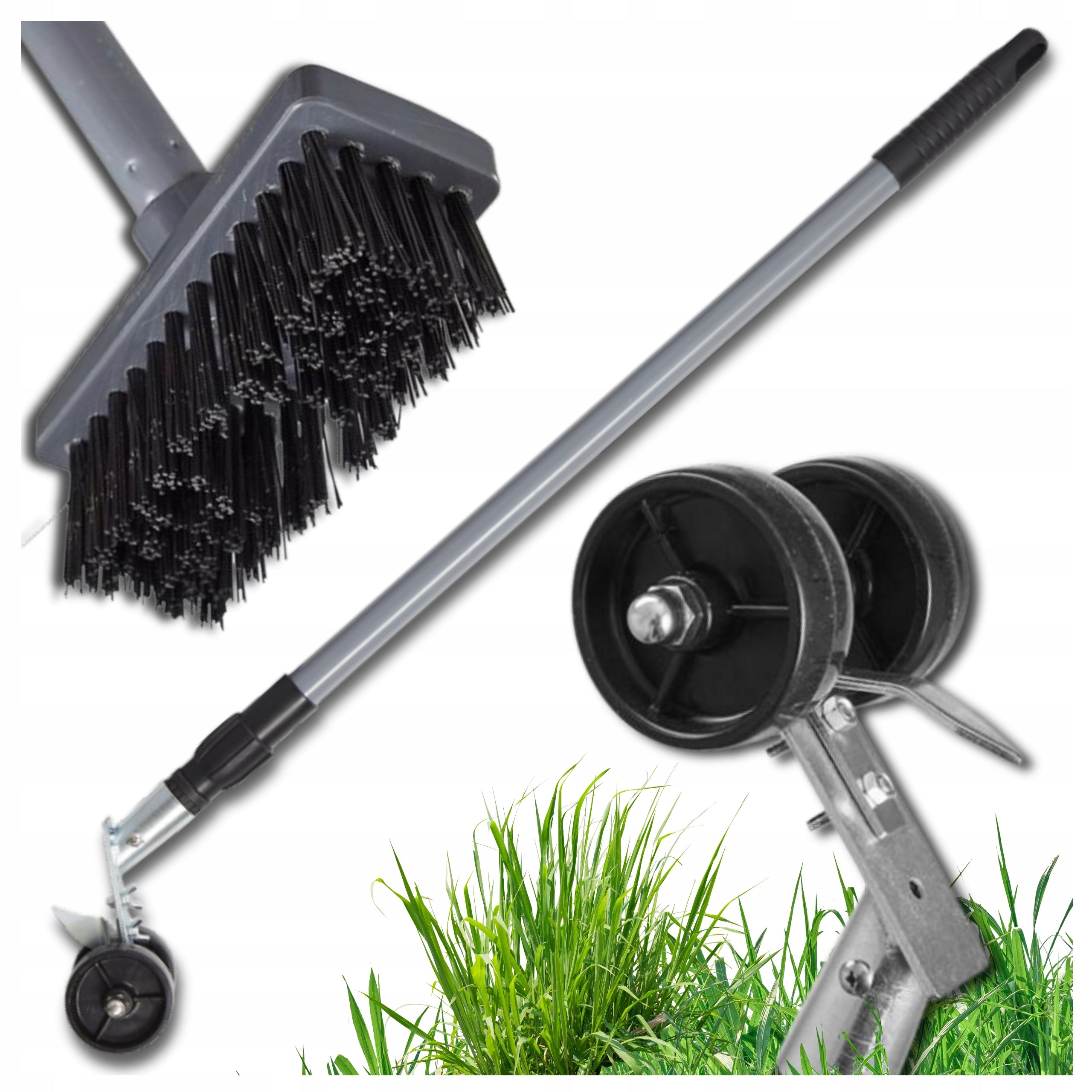 WEED PICKER TELESCOPIC ADJUSTABLE GARDEN CUTTER METAL 3in1