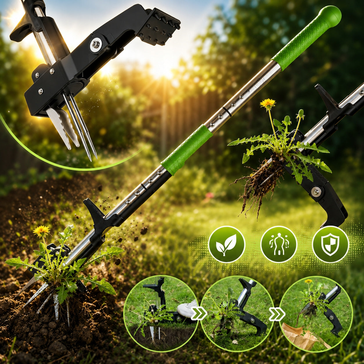 WEED REMOVAL RIPPER TRIMMER HANDHELD TELESCOPIC WEEDER DURABLE Manufacturer code WYKRAAWACZ DO CHWASTÓW MOCNY ALMA GFUG3