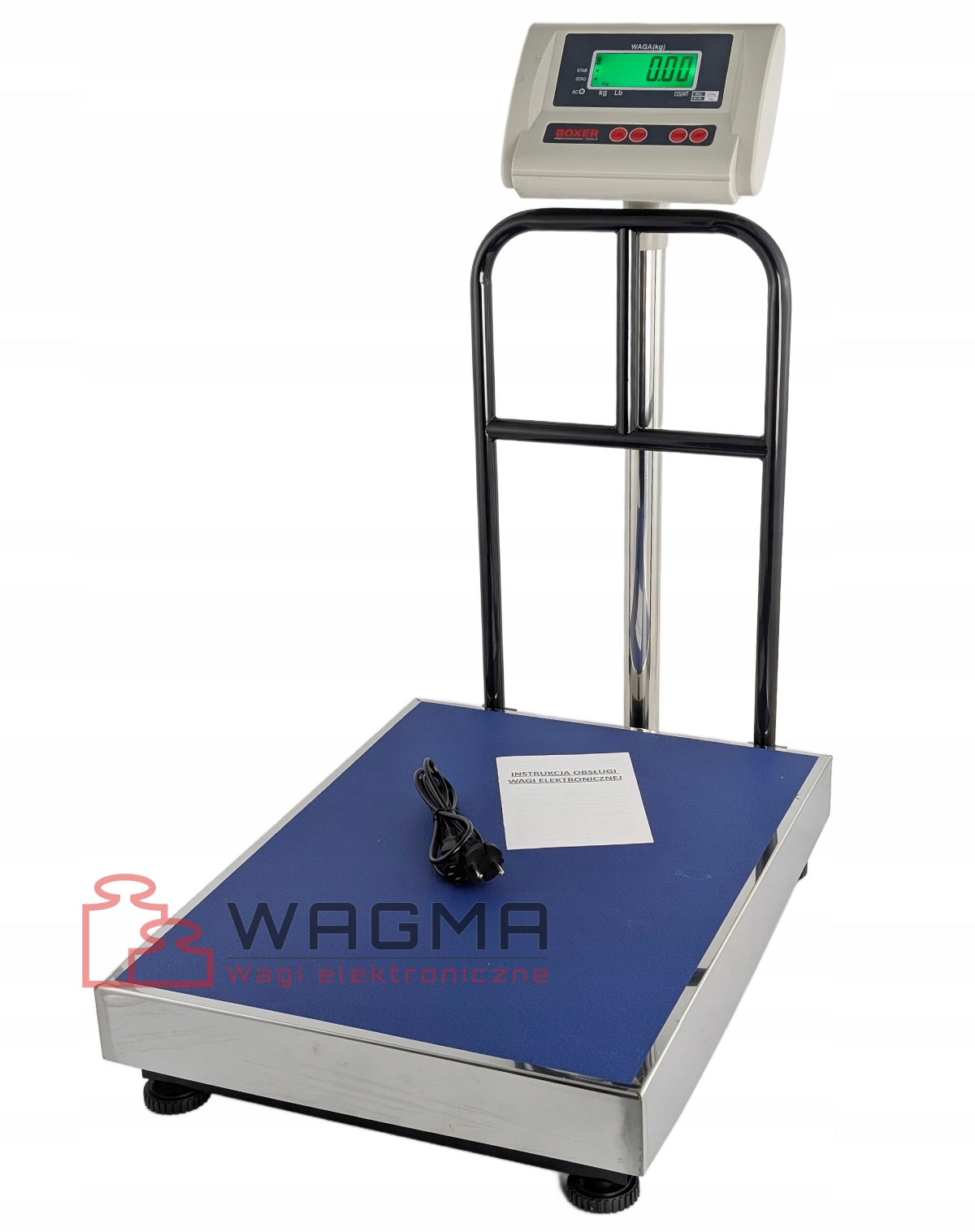 WEIGHT 300 KG / 20g 6V PLATFORM 60x45 ELECTRONIC STORAGE STAINLESS STEEL Manufacturer code GM-3427