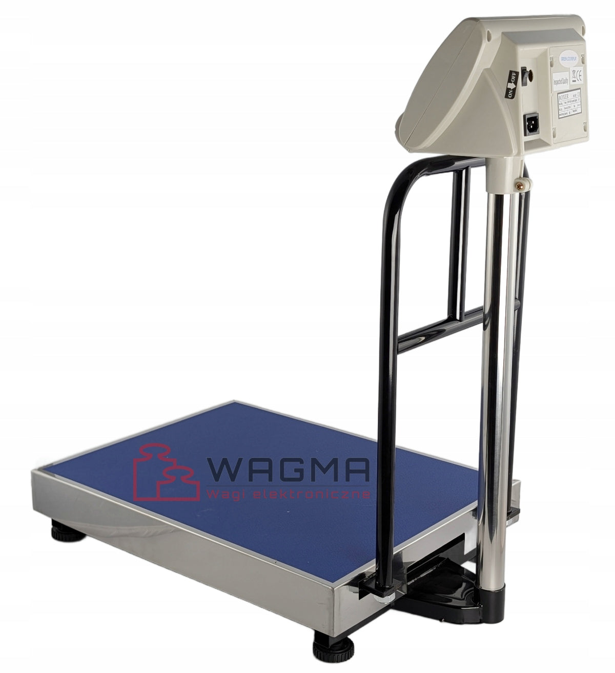 WEIGHT 300 KG / 20g 6V PLATFORM 60x45 ELECTRONIC STORAGE STAINLESS STEEL Power supply battery and mains