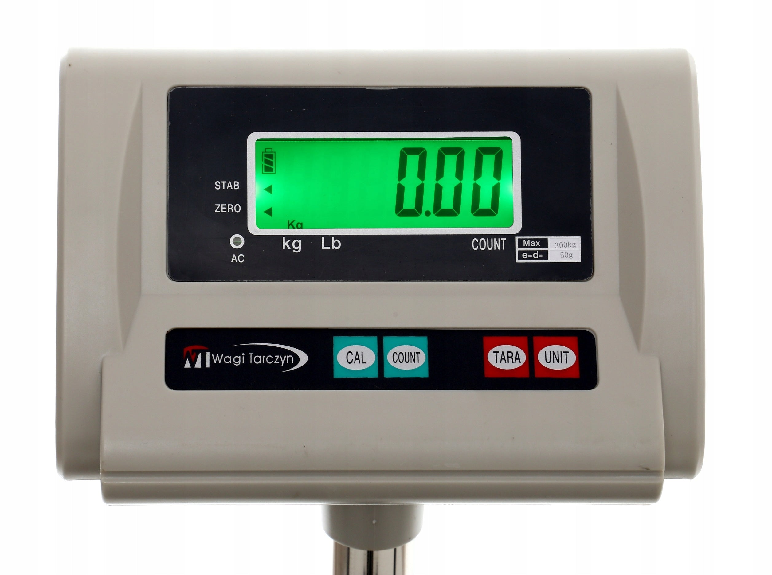 WEIGHT 300KG 20g ELECTRONIC WAREHOUSE SHOP CATERING PLATFORM Additional information auto-off option tare function LCD display back light Polish subtitles built-in battery