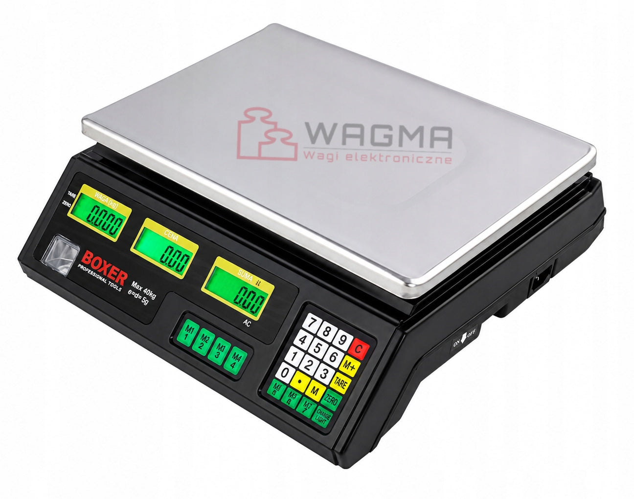 WEIGHT 40 kg / 5g ELECTRONIC SHOP STORAGE GASTRONOMIC BATTERY Manufacturer code GM-3411