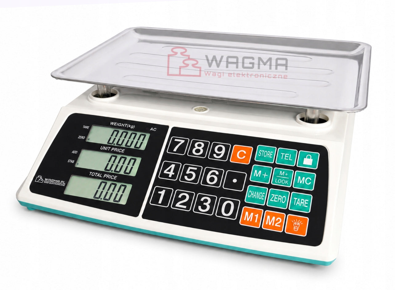 WEIGHT 40kg/2g BATTERY + ELECTRONIC STORAGE BATTERIES Scale type store