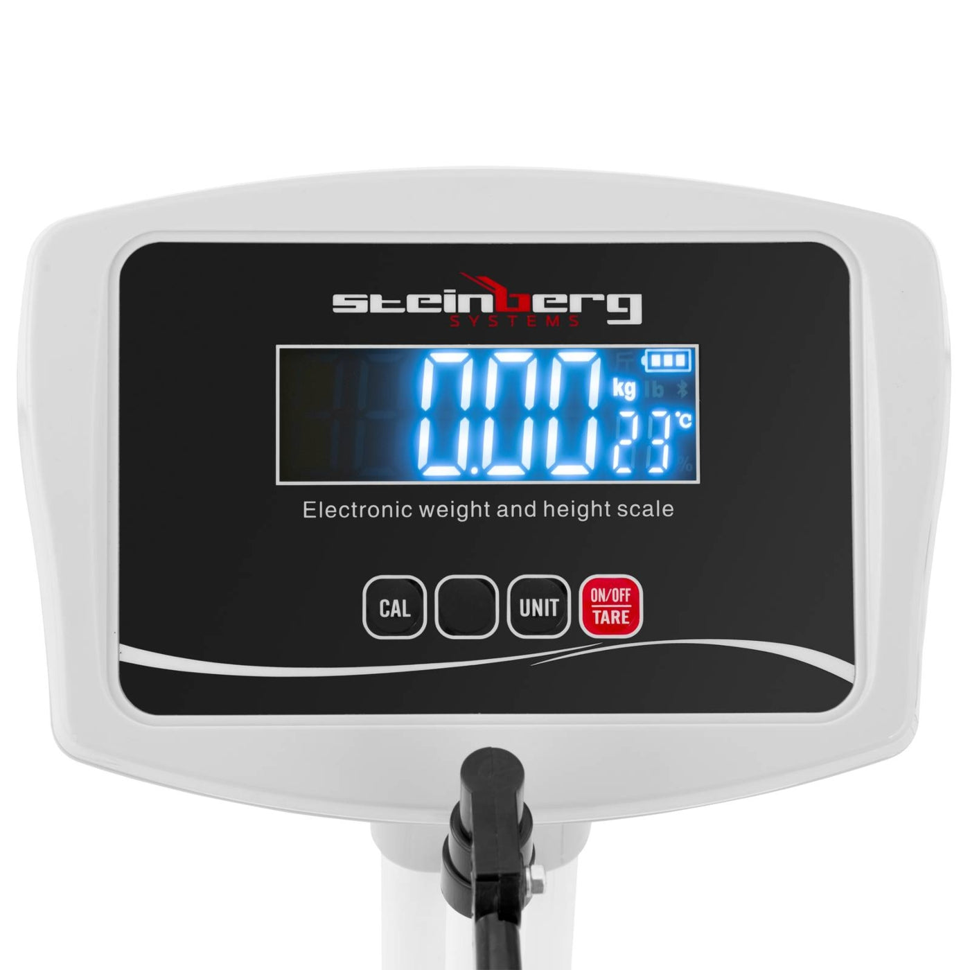 WEIGHT WITH HEIGHT GAUGE - FOR HEIGHT AND WEIGHT - STAINLESS STEEL - 180 KG Brand Steinberg Systems