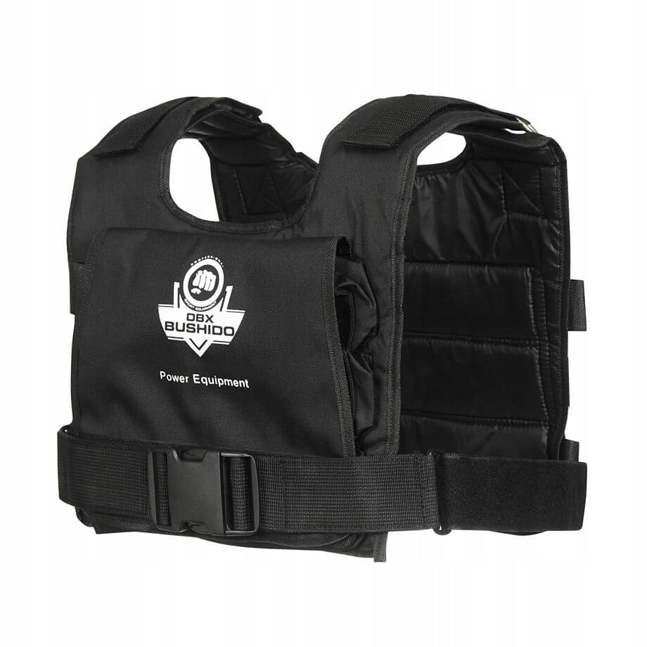 WEIGHTED TRAINING VEST EMPTY 6 INSERTS DBX BUSHIDO Packaging status original