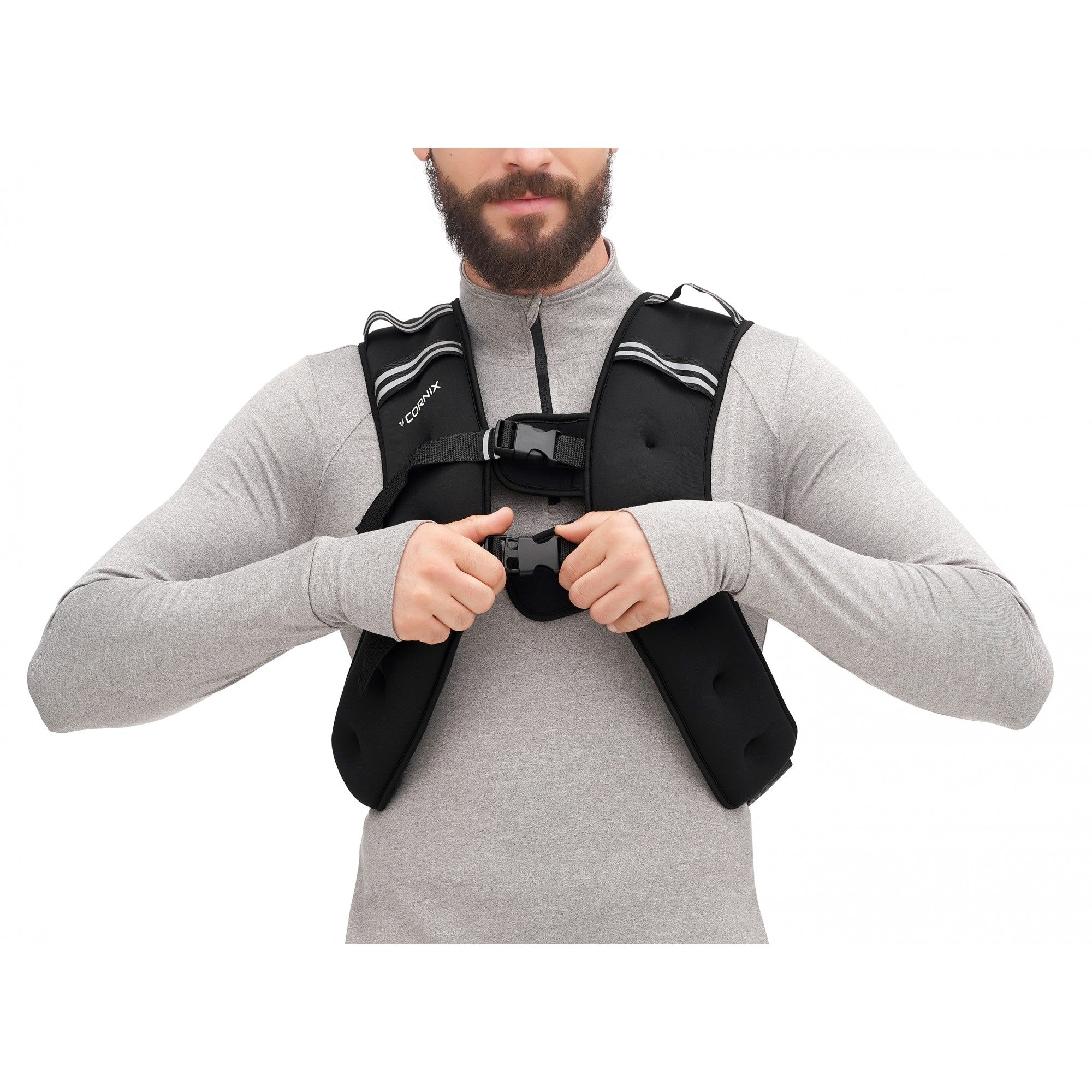 WEIGHTED VEST CORNIX 8 kg WITH LOAD FOR PULL-UP TRAINING Packaging status original