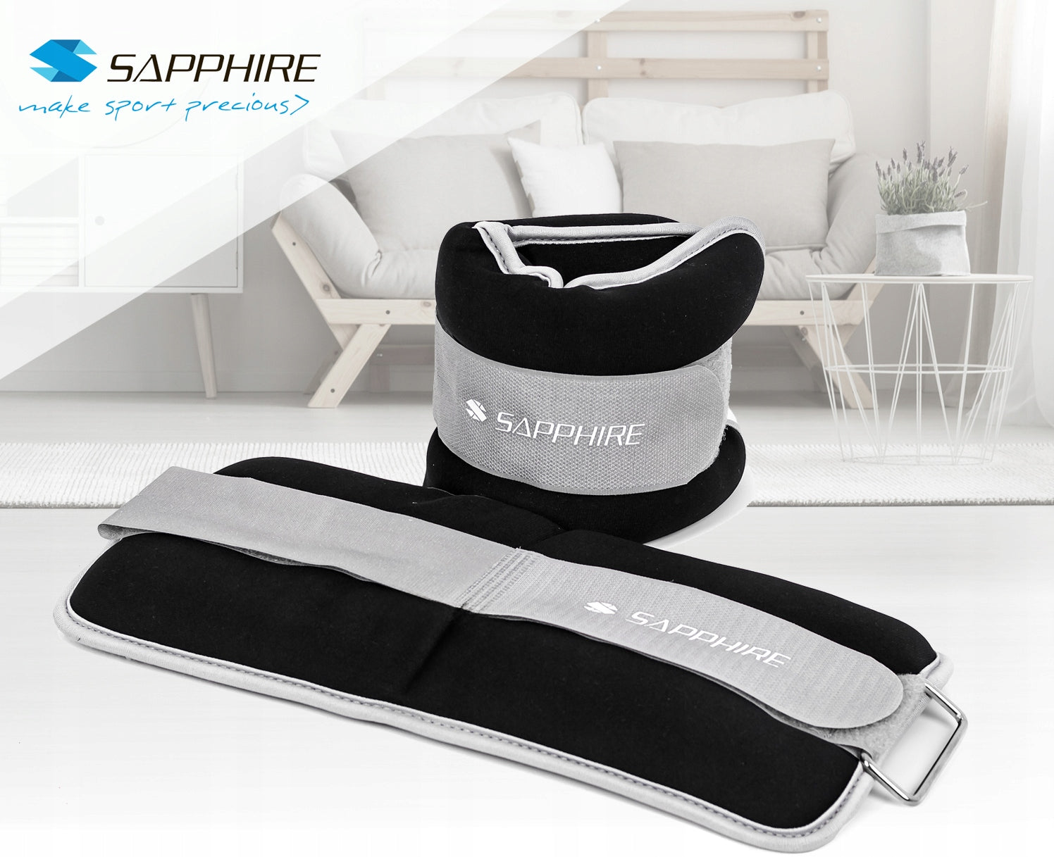WEIGHTS FOR ARMS AND LEGS 2x2kg set WEIGHT FOR ankles wrists VELCRO Packaging status original